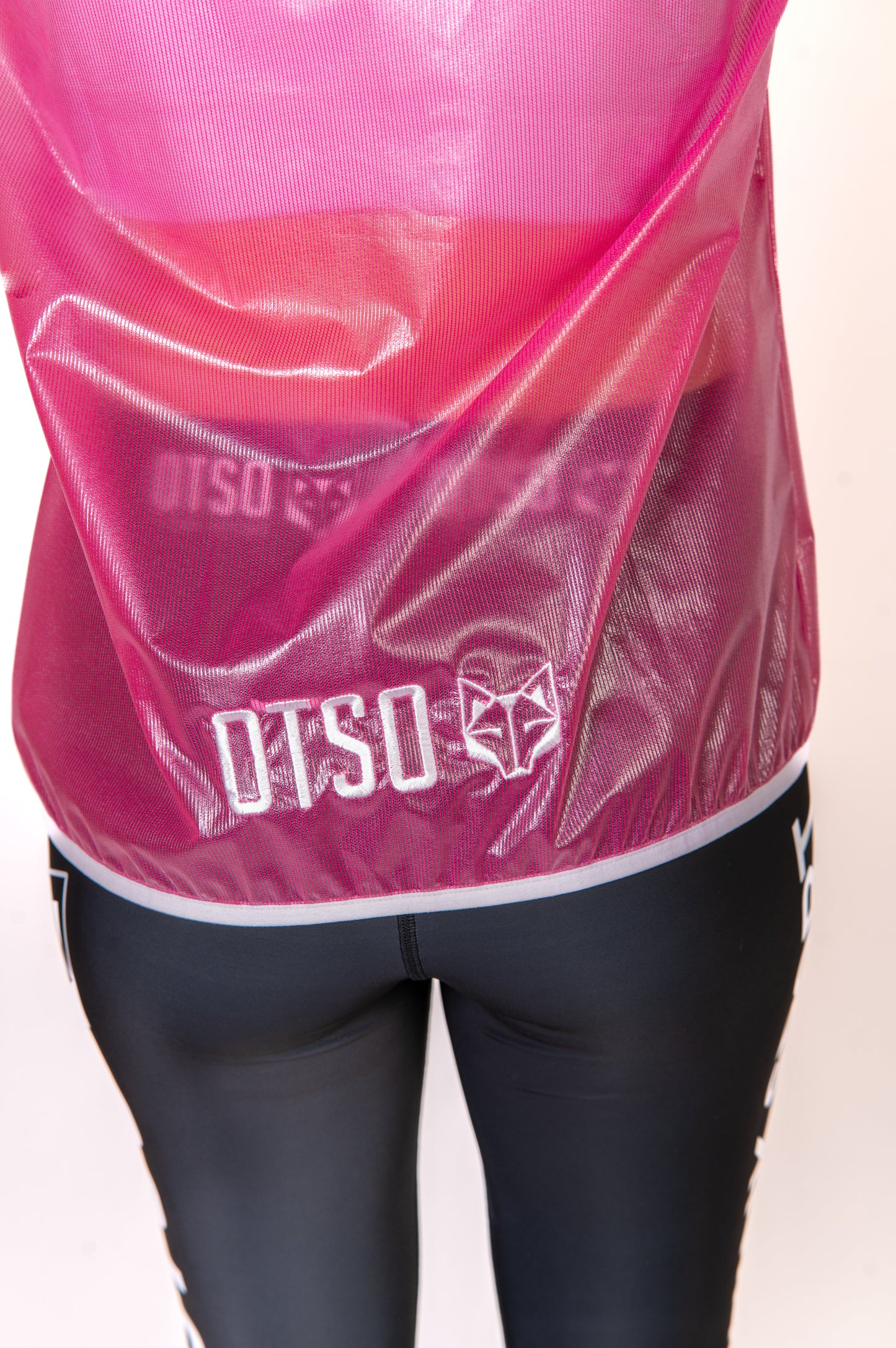 Waterproof Jacket - Fluo Pink & White