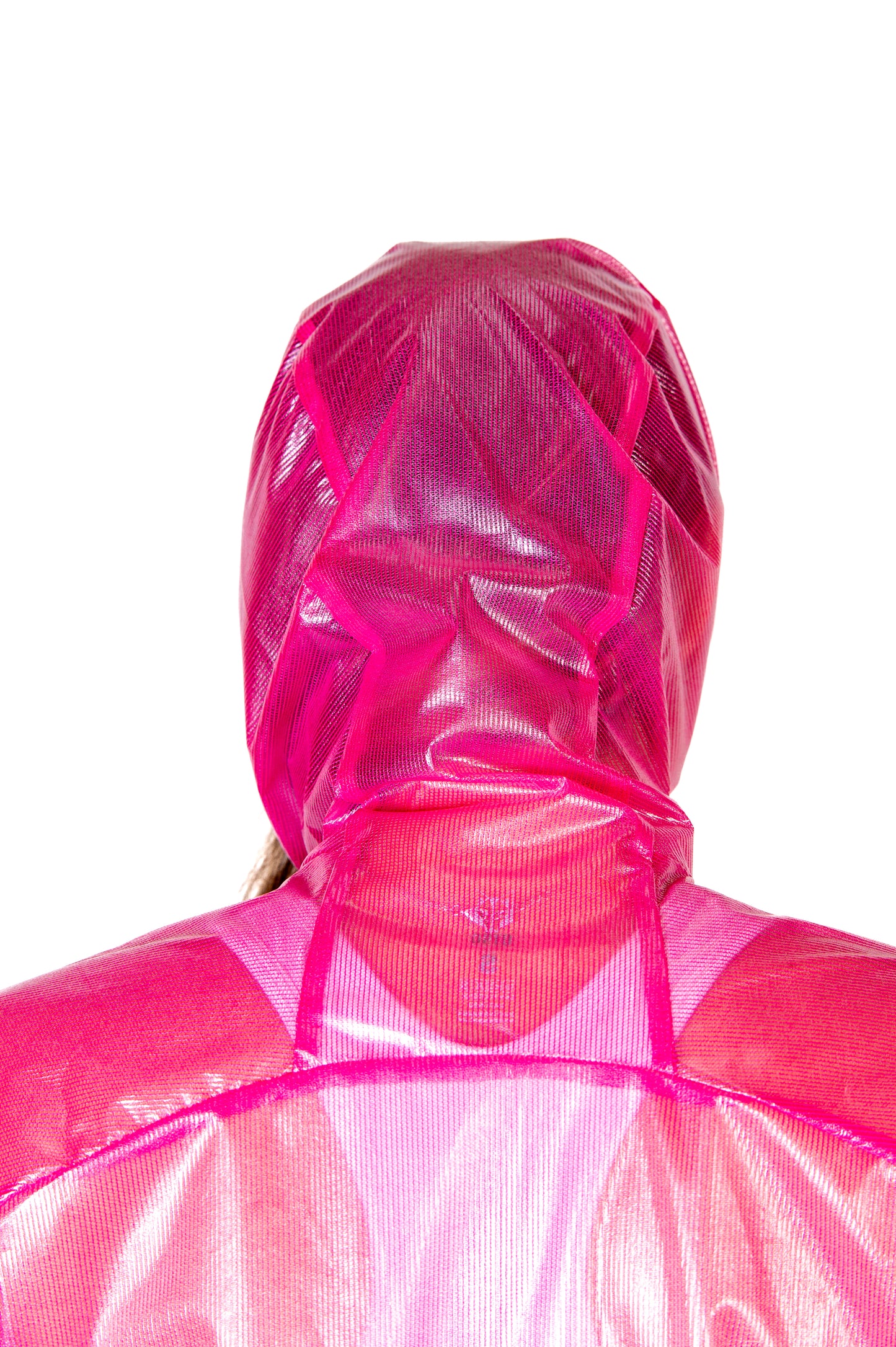 Waterproof Jacket - Fluo Pink & White