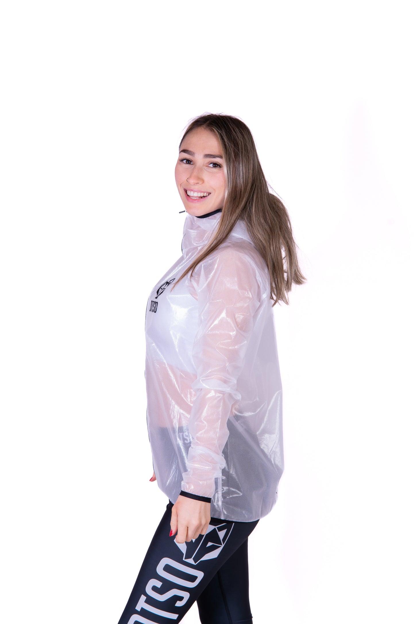 Waterproof Jacket - White & Black