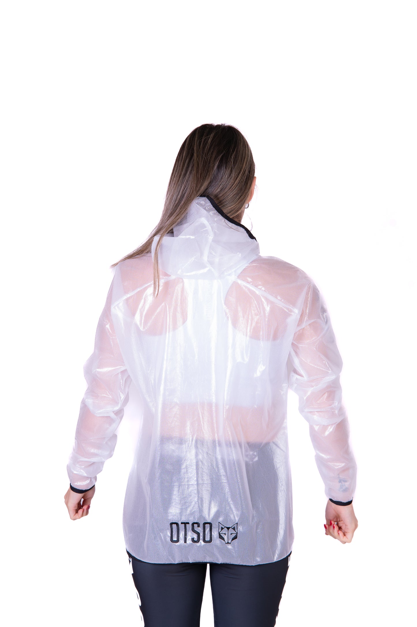 Waterproof Jacket - White & Black