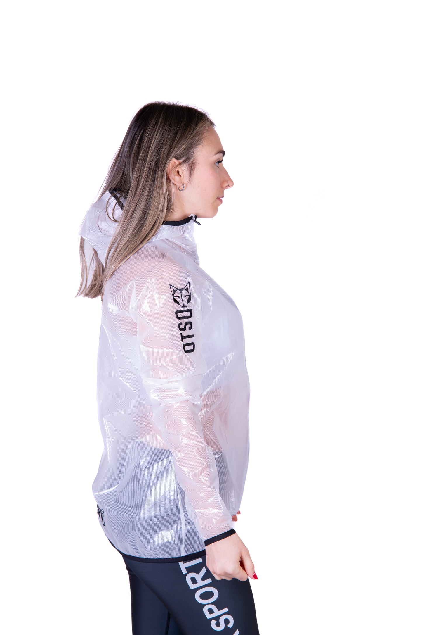 Waterproof Jacket - White & Black