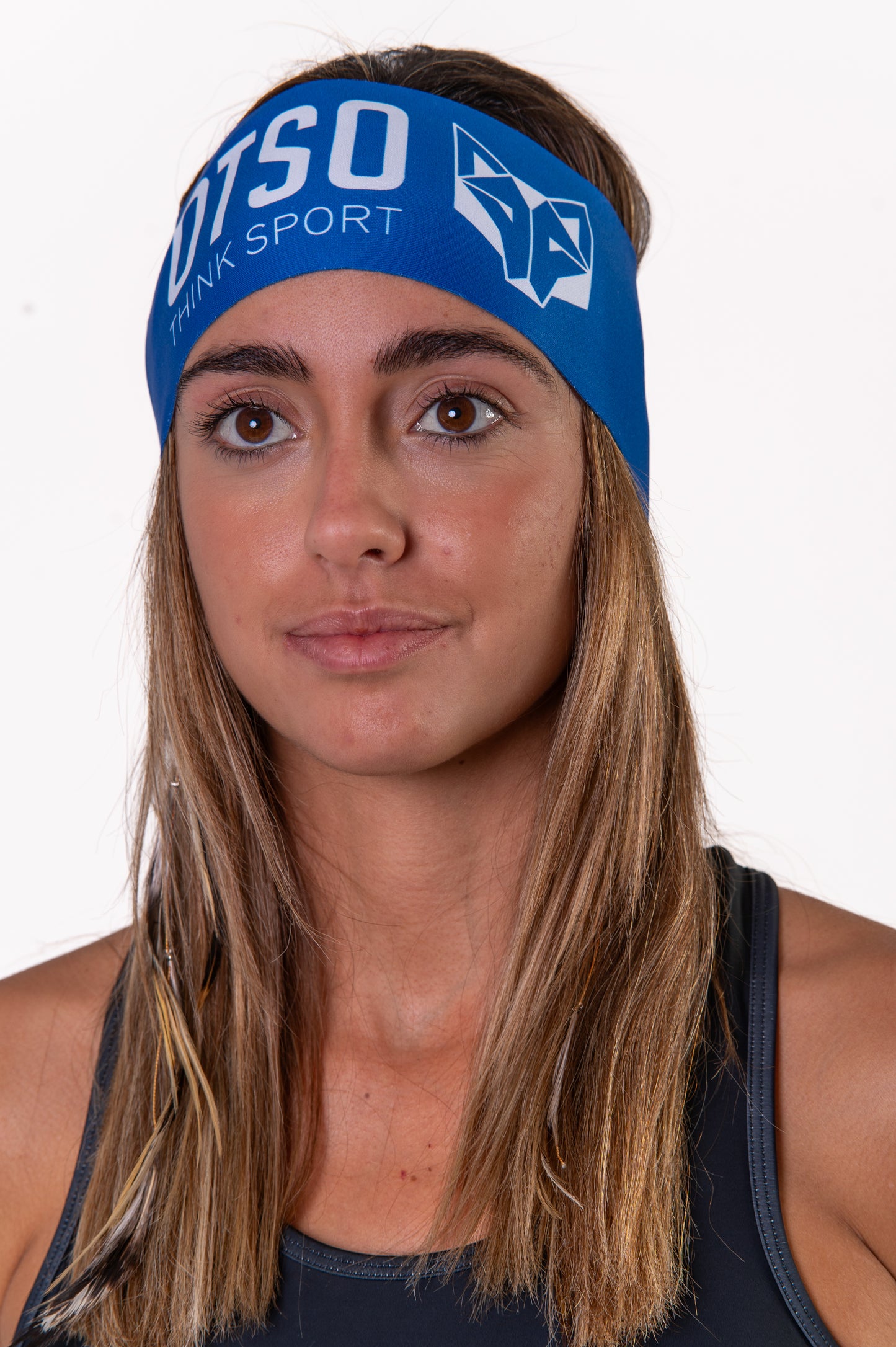 Cinta de cabeza - OTSO Sport Electric Blue / White