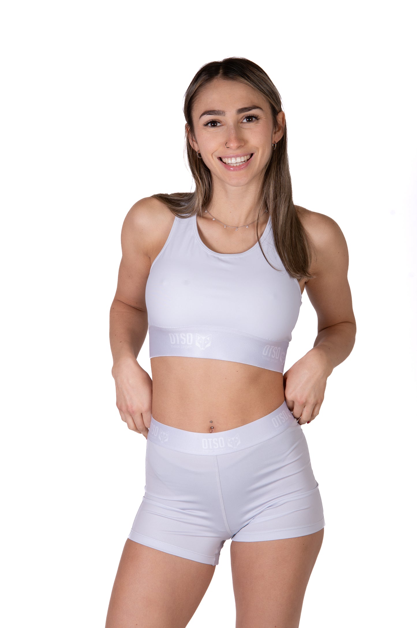 Pantalons curts de dona - Ash Grey