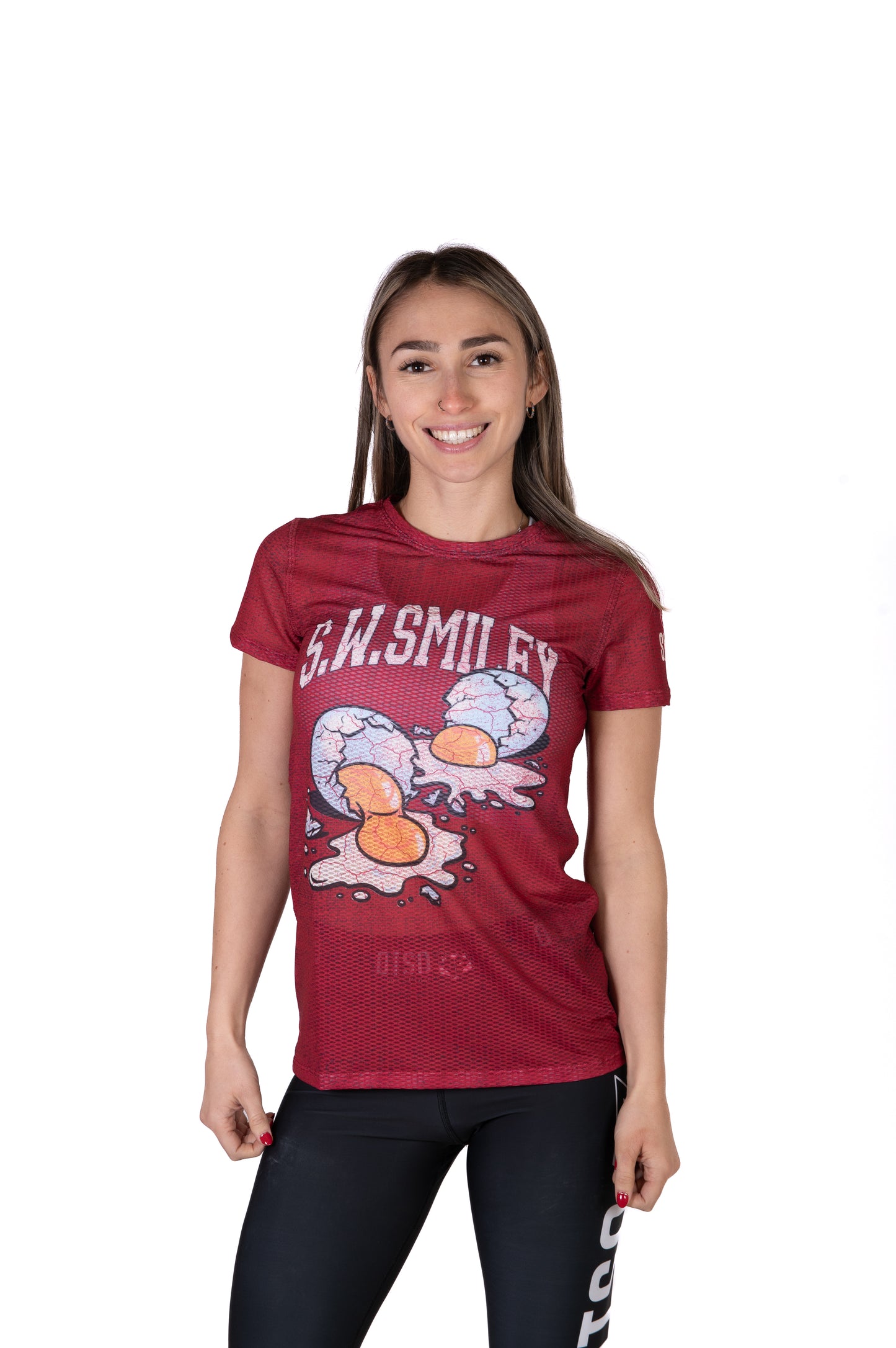 Women's short sleeve t-shirt - S.W.Smiley Concrete Canvas Egg (Outlet)