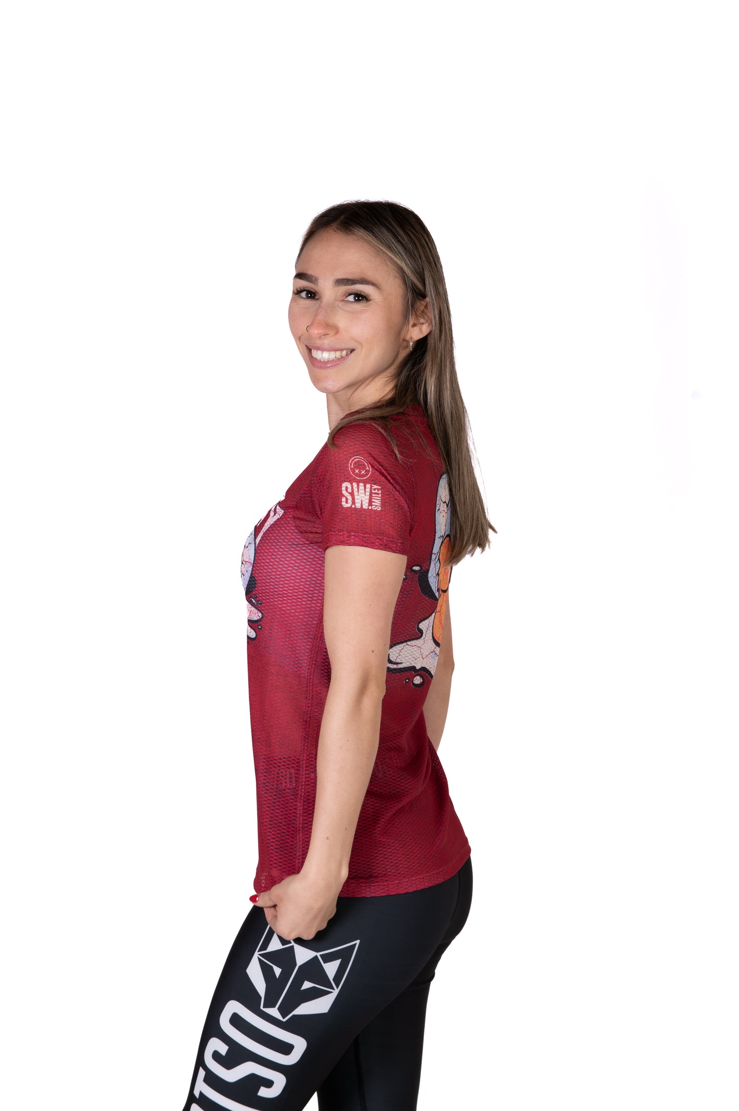 Women's short sleeve t-shirt - S.W.Smiley Concrete Canvas Egg (Outlet)