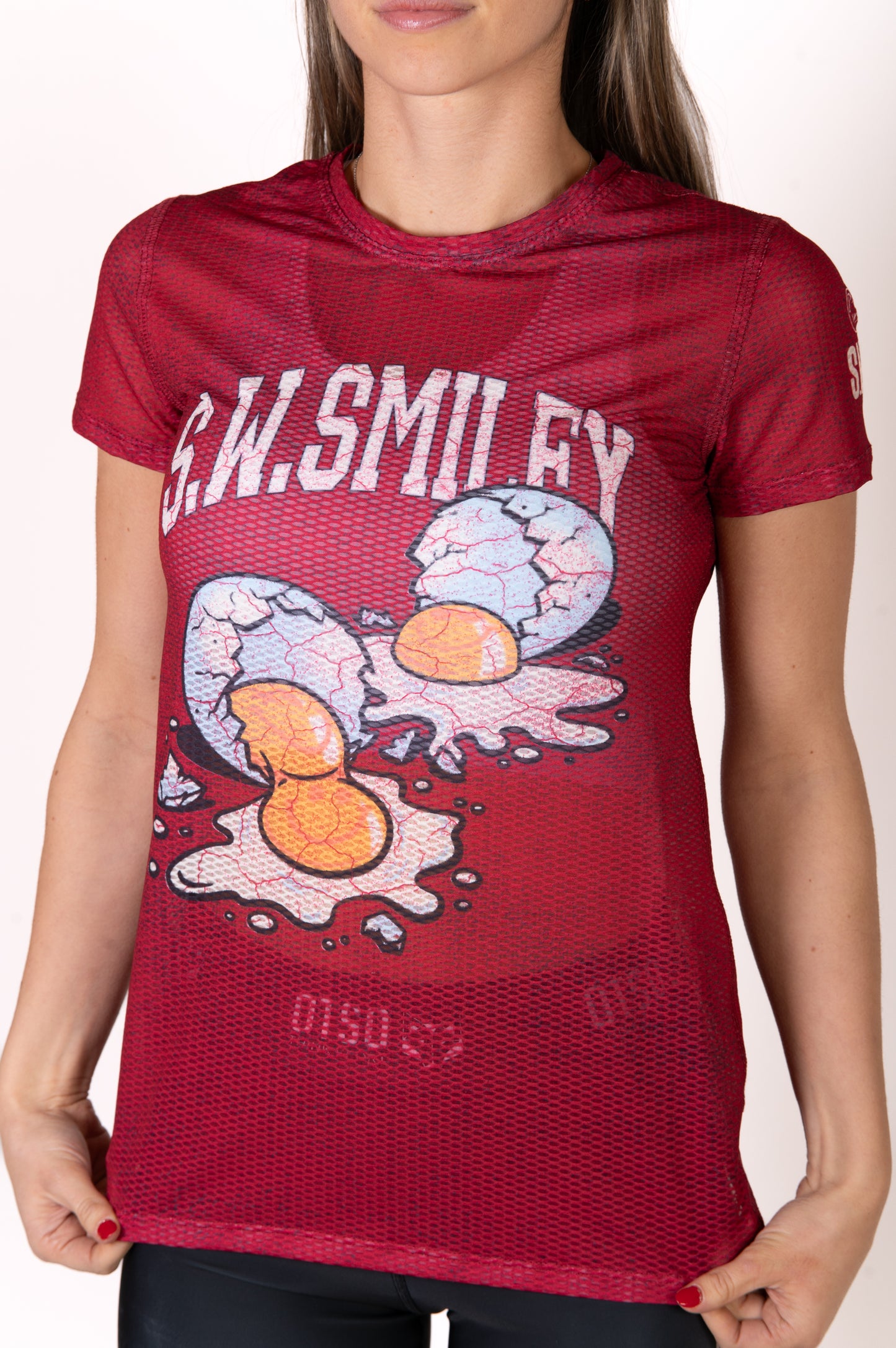 Women's short sleeve t-shirt - S.W.Smiley Concrete Canvas Egg (Outlet)