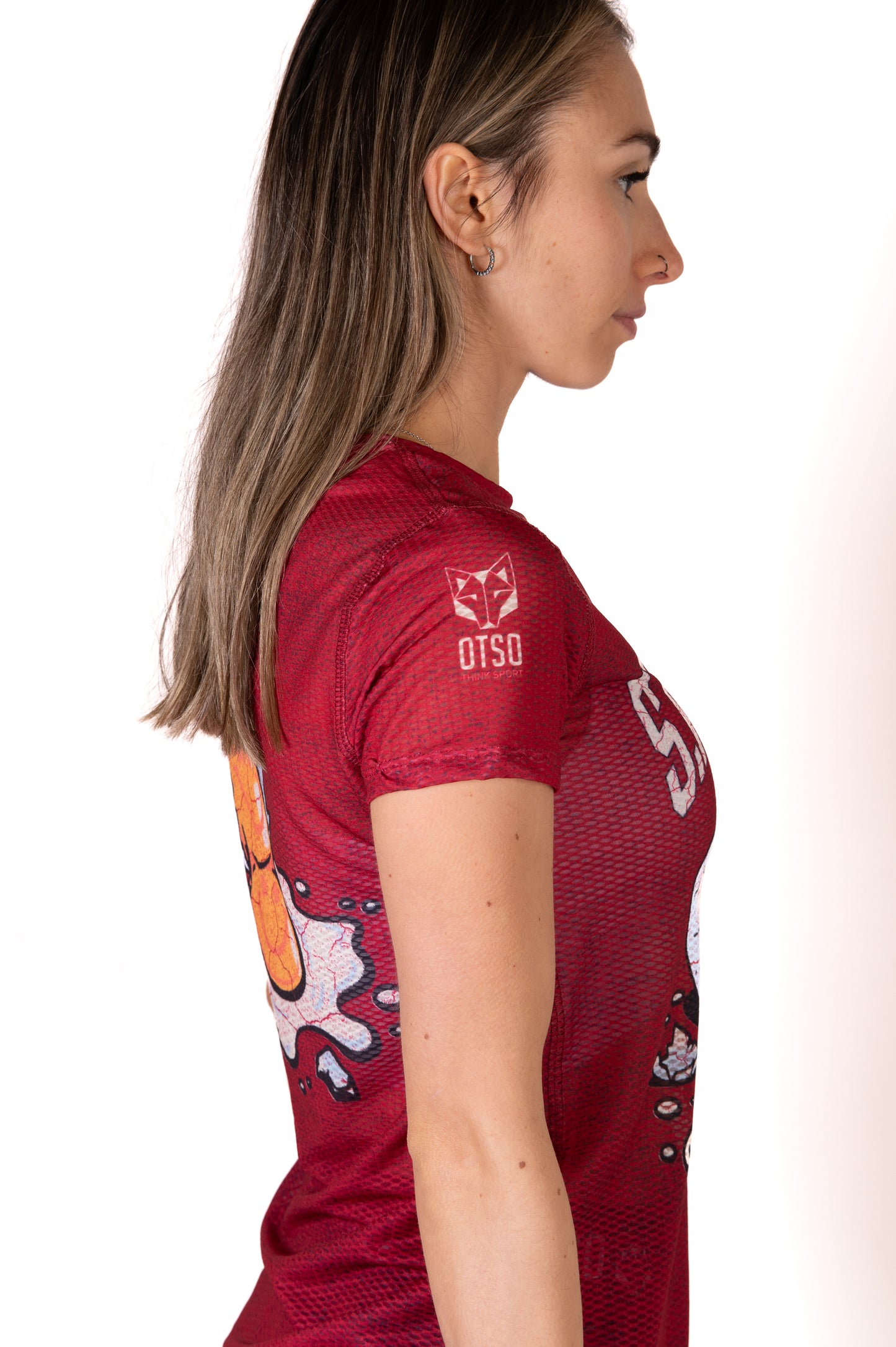 Women's short sleeve t-shirt - S.W.Smiley Concrete Canvas Egg (Outlet)