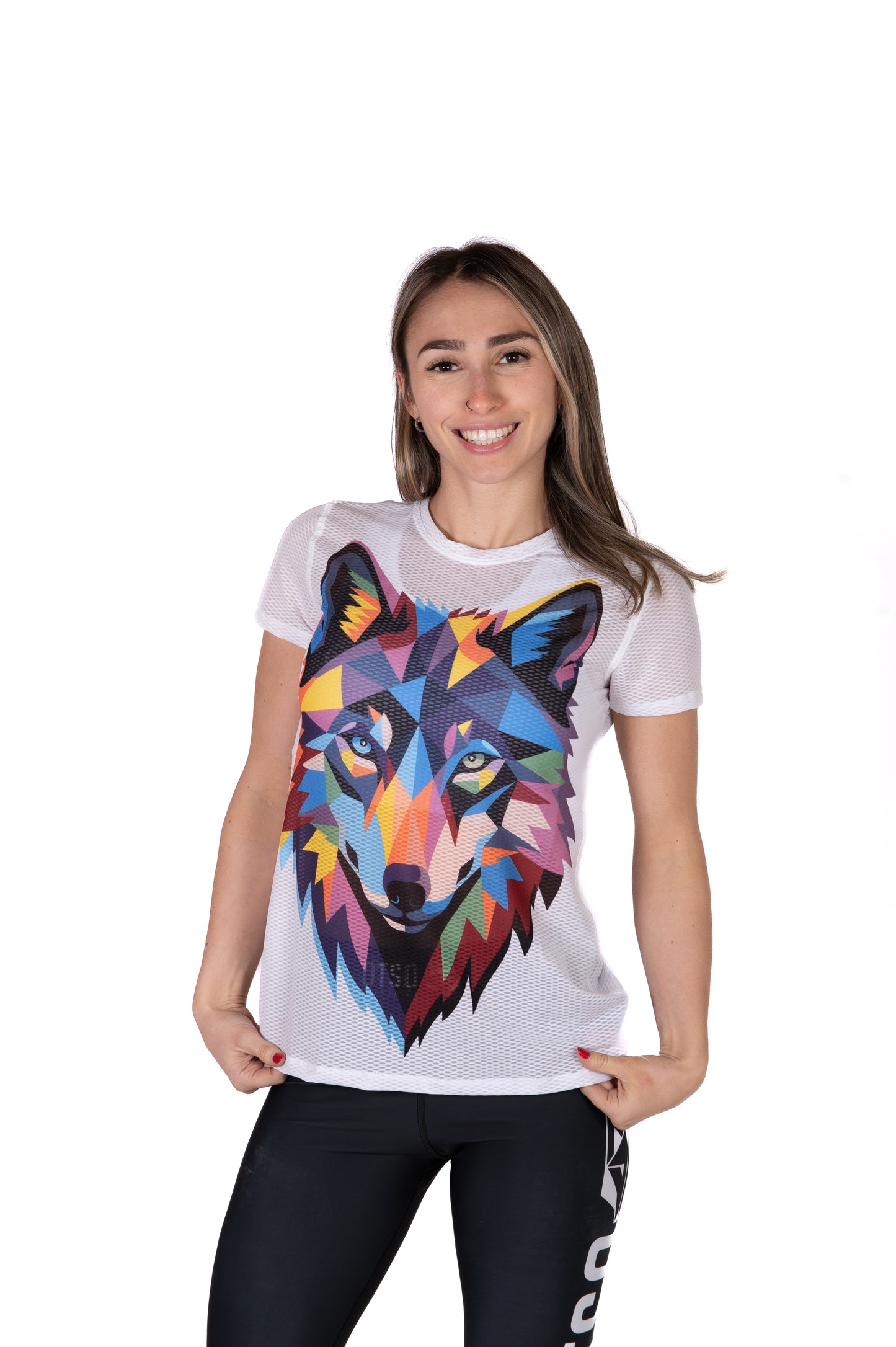Camiseta feminina de manga curta - Be a Wolf