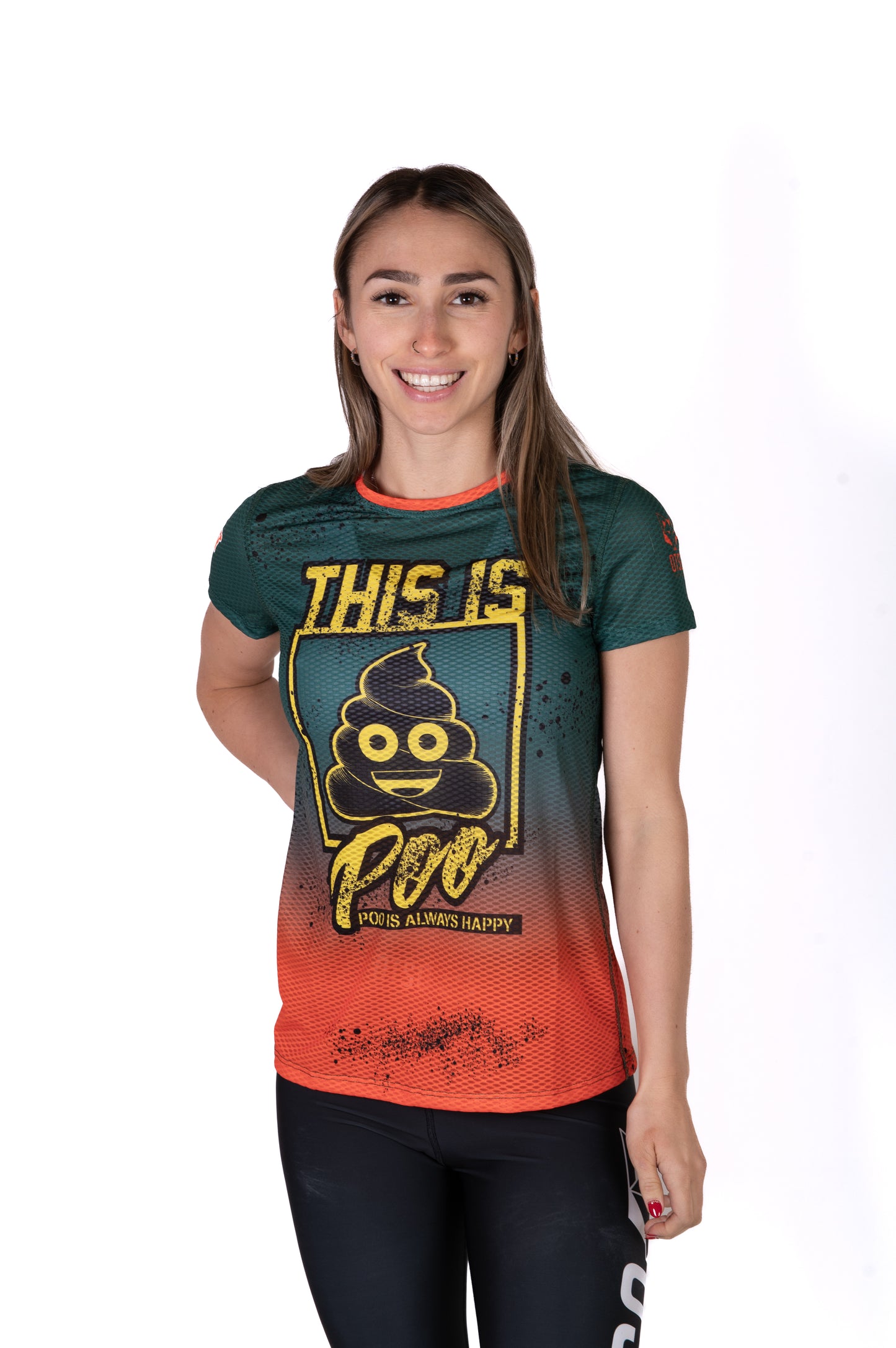 Camiseta manga corta mujer - Emoji Be like Poo (Outlet)