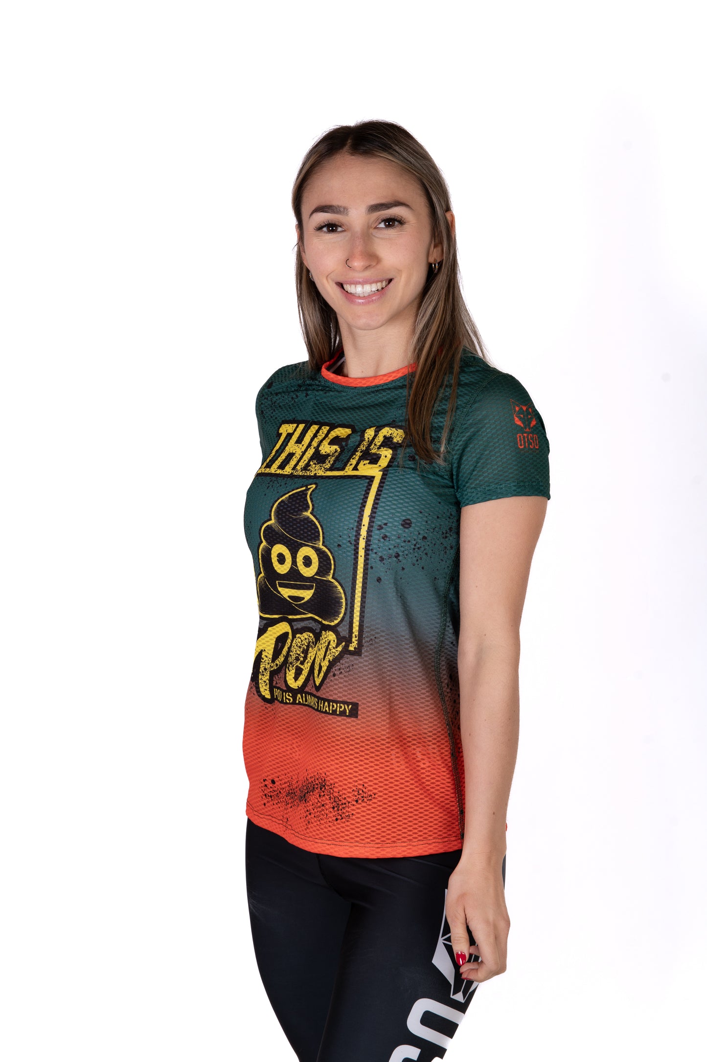 Camiseta manga corta mujer - Emoji Be like Poo (Outlet)