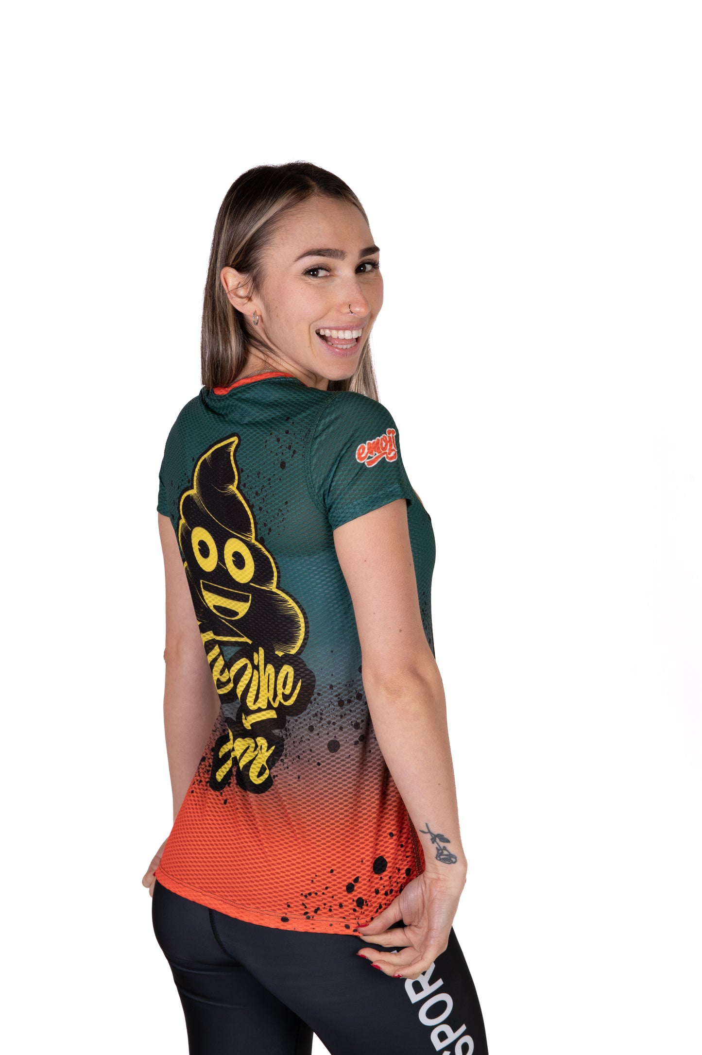 Camiseta manga corta mujer - Emoji Be like Poo (Outlet)