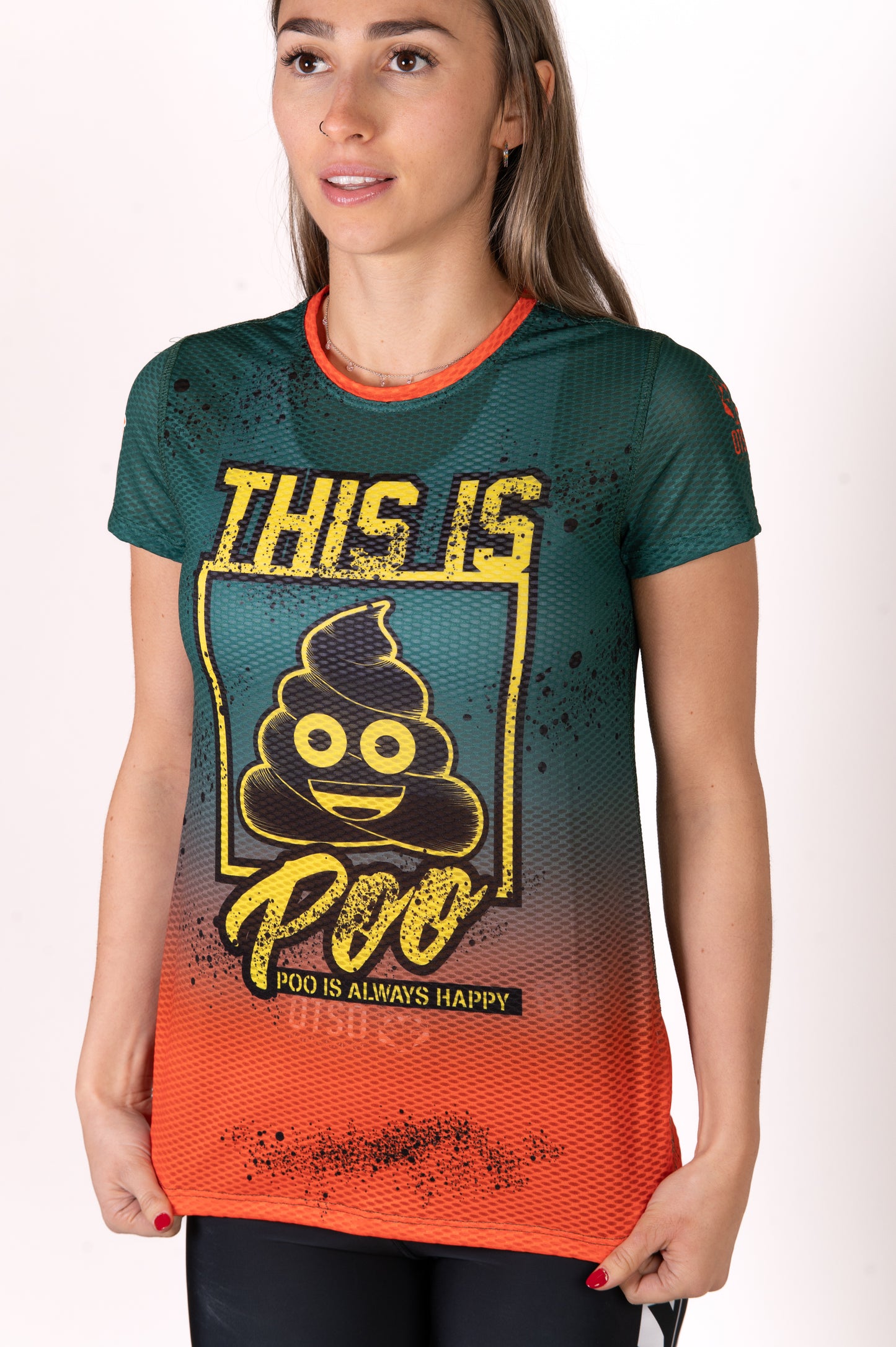 Camiseta manga corta mujer - Emoji Be like Poo (Outlet)