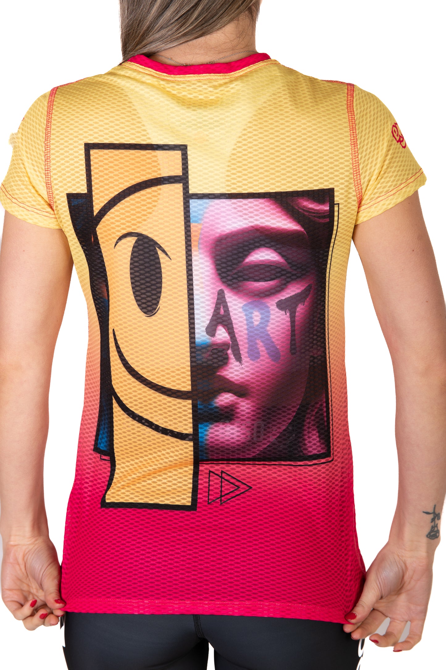 Camiseta manga corta mujer - Emoji Glow-Up (Outlet)