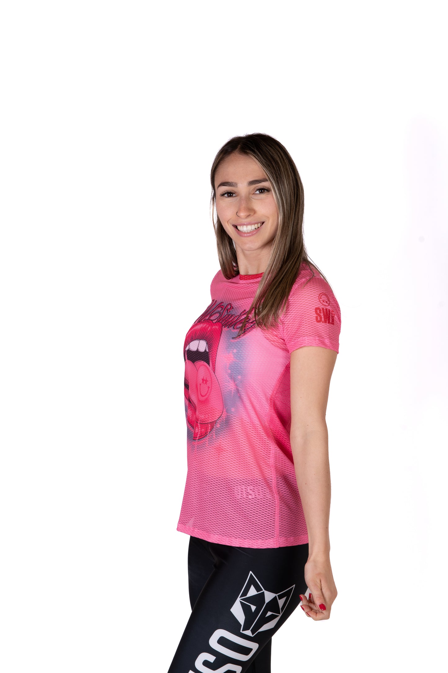 Samarreta màniga curta dona - S.W.Smiley Hella Good (Outlet)