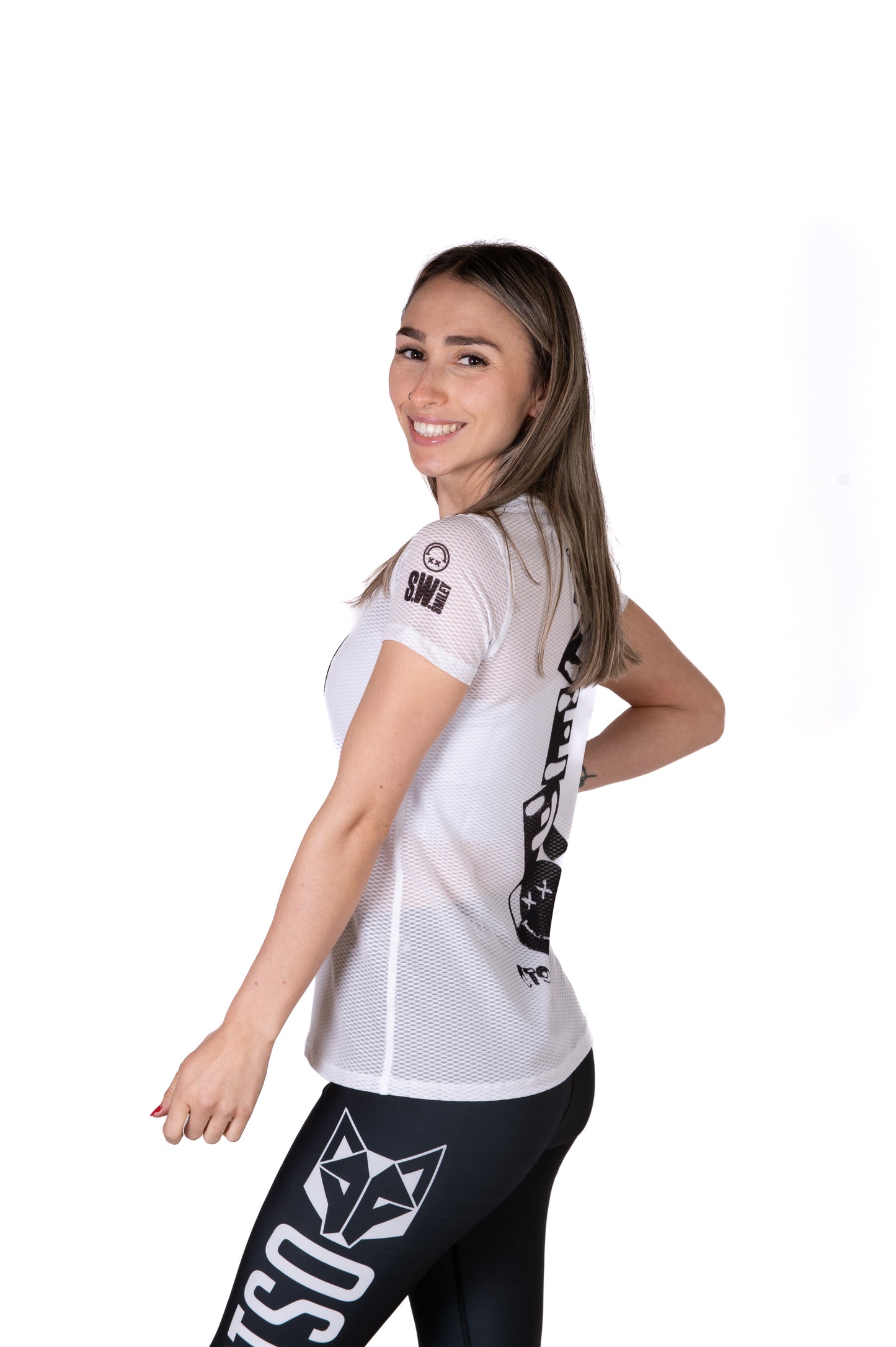 Women's short sleeve t-shirt - S.W.Smiley Airbrushed Infinity