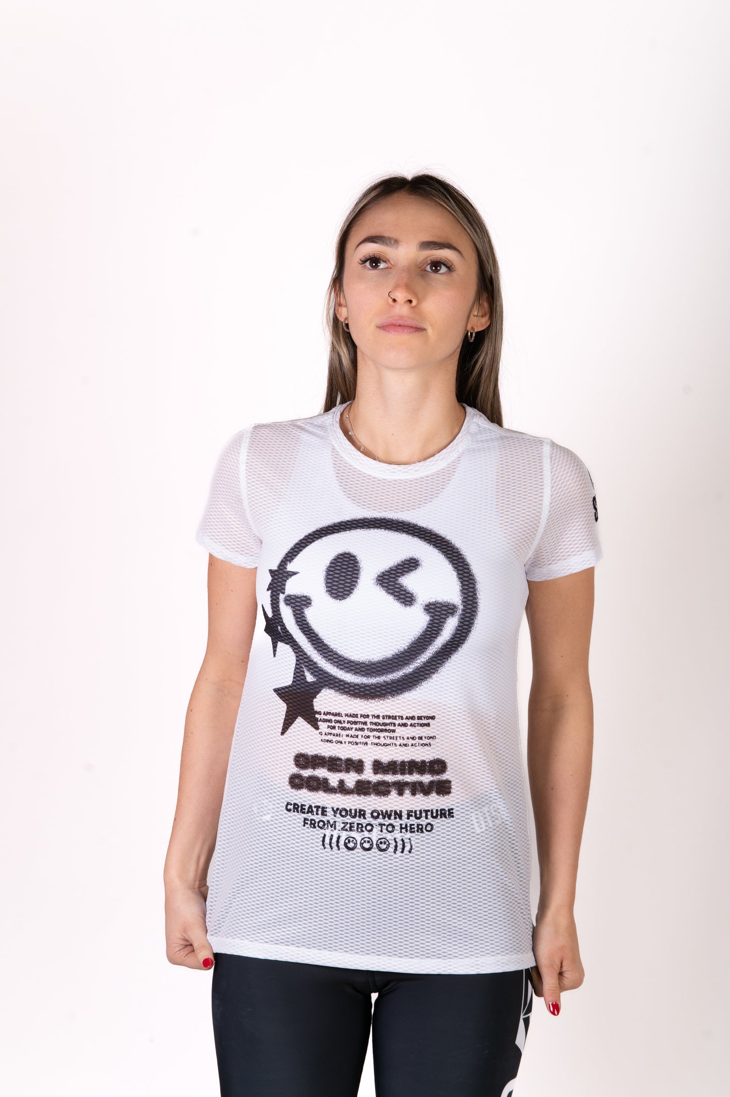 Women's short sleeve t-shirt - S.W.Smiley Airbrushed Infinity
