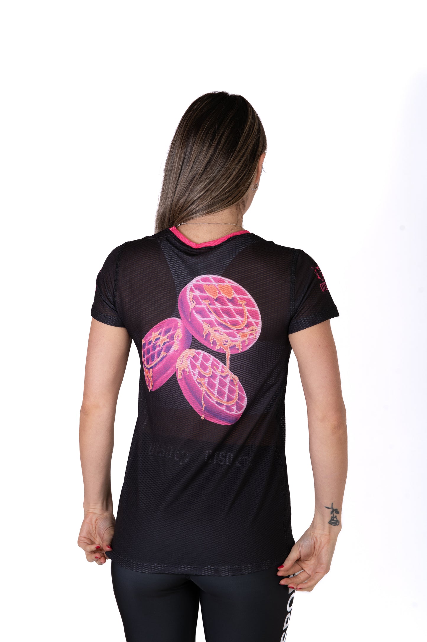 Camiseta de manga curta para mulher - S.W.Smiley Concrete Canvas Toaster