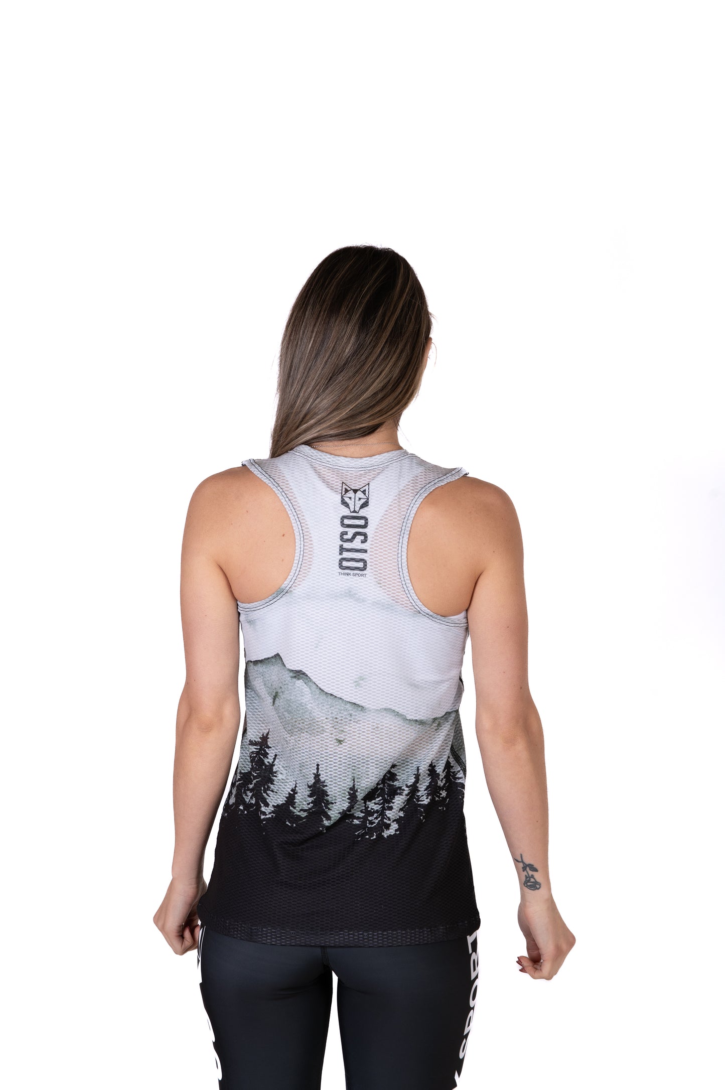 Women's sleeveless shirt - Green Forest