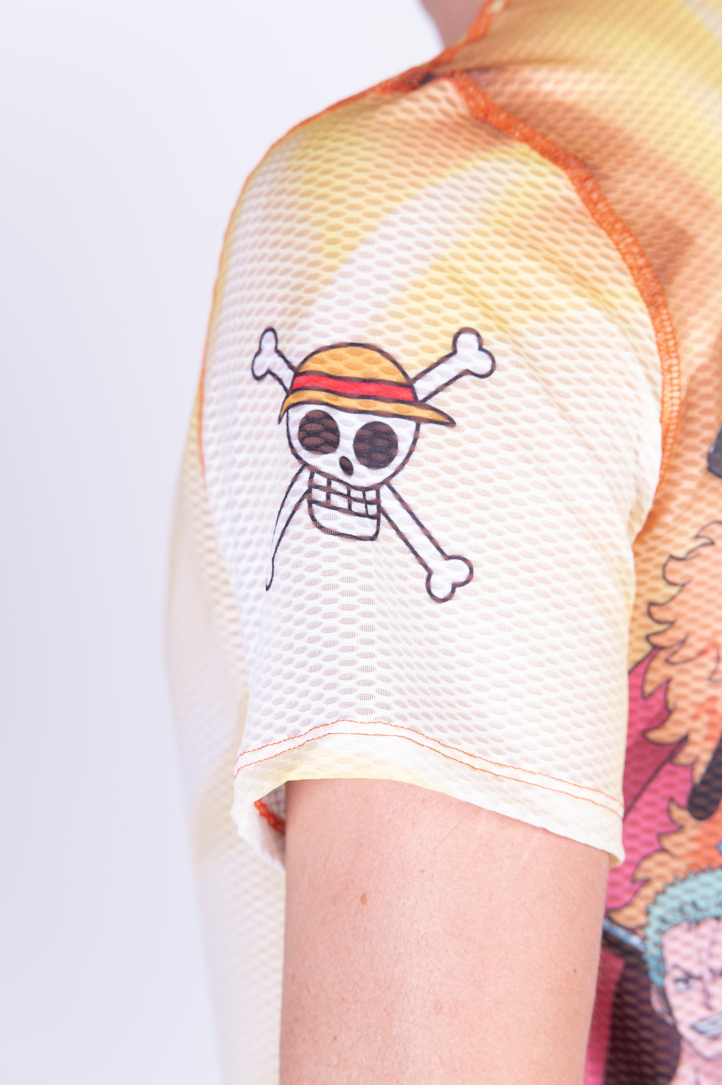 T-shirt manches courtes homme - One piece fishman straw hat crew yellow