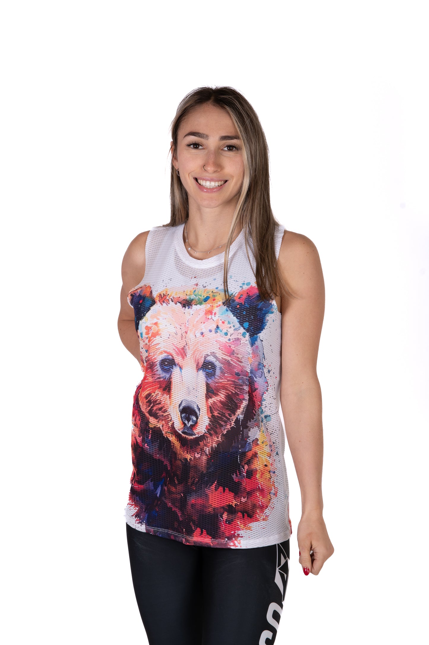Women's sleeveless t-shirt - Be Wild Bear