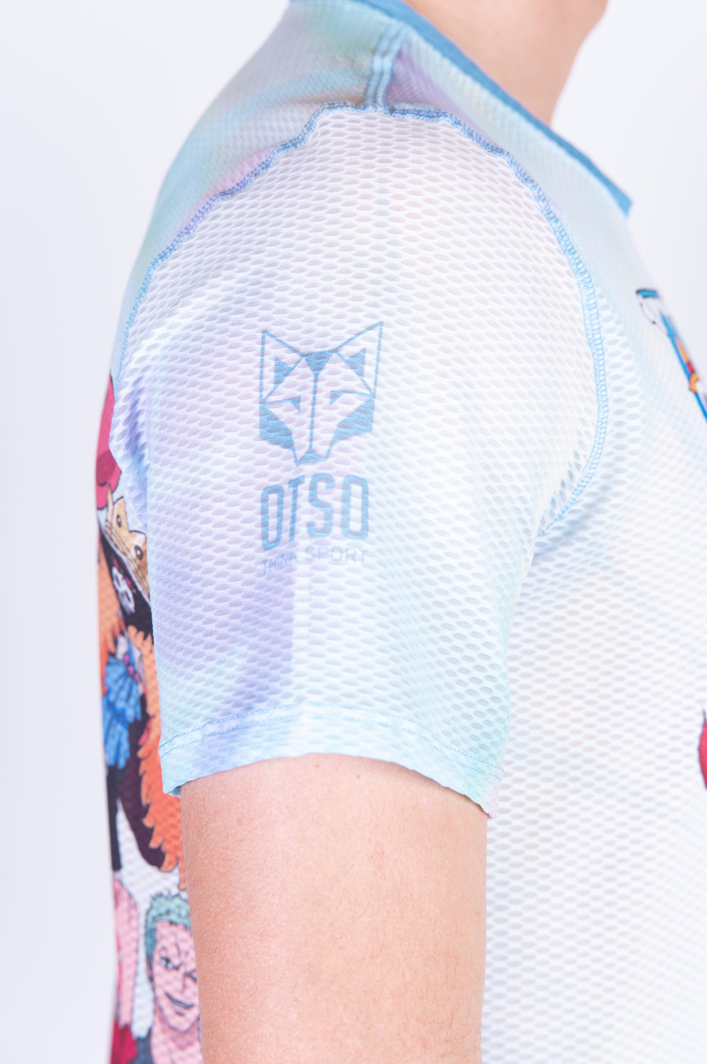 T-shirt de manga curta para homem - One piece fishman luffy and the crew green