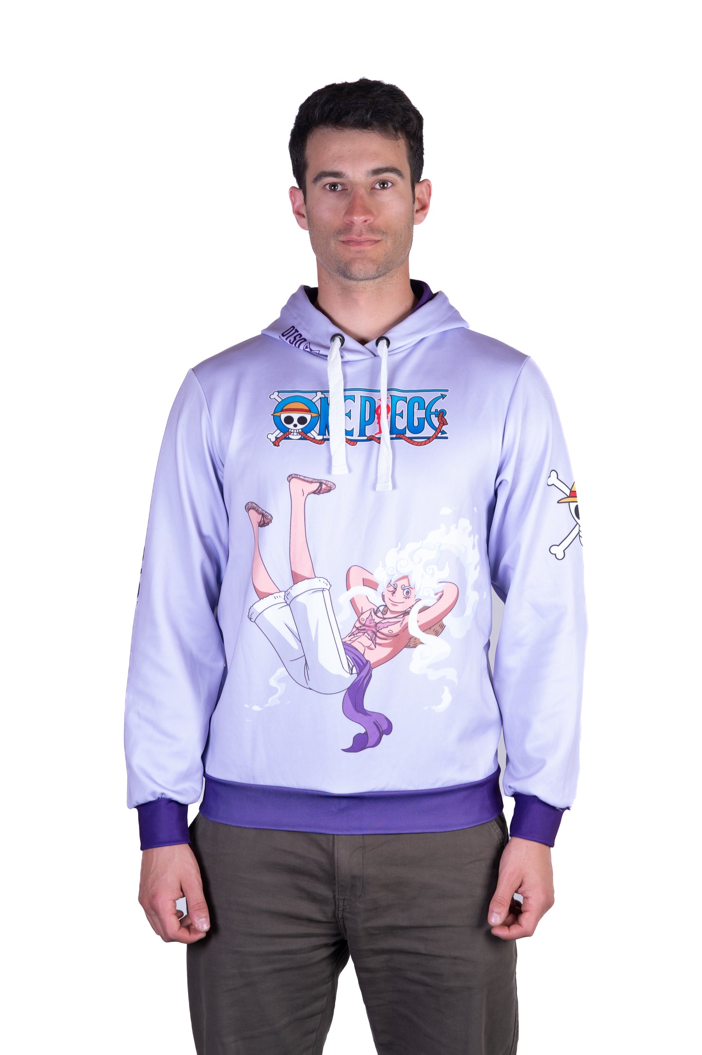 Sudadera - One piece egghead luffy gear5 purple