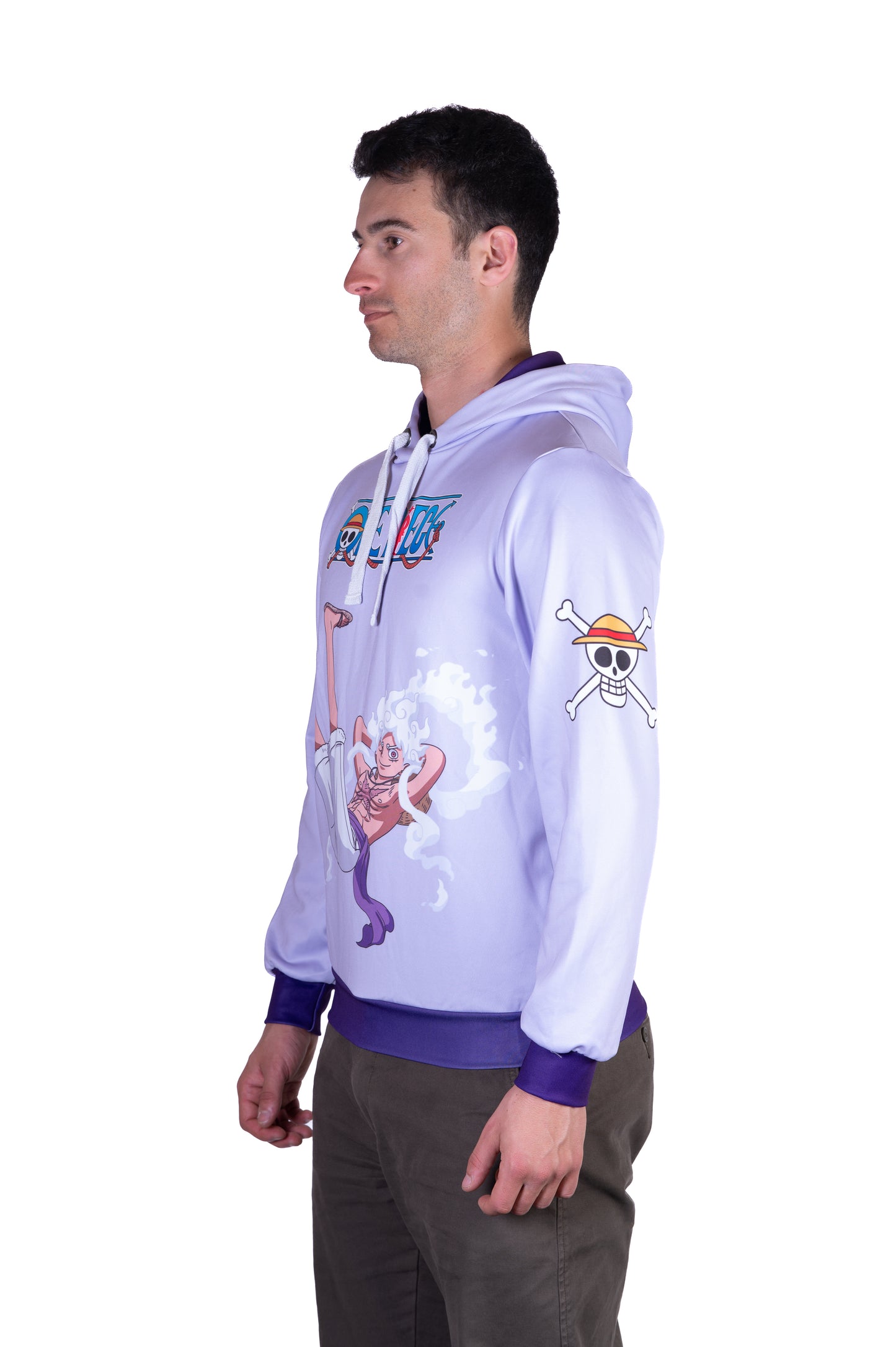 Sudadera - One piece egghead luffy gear5 purple