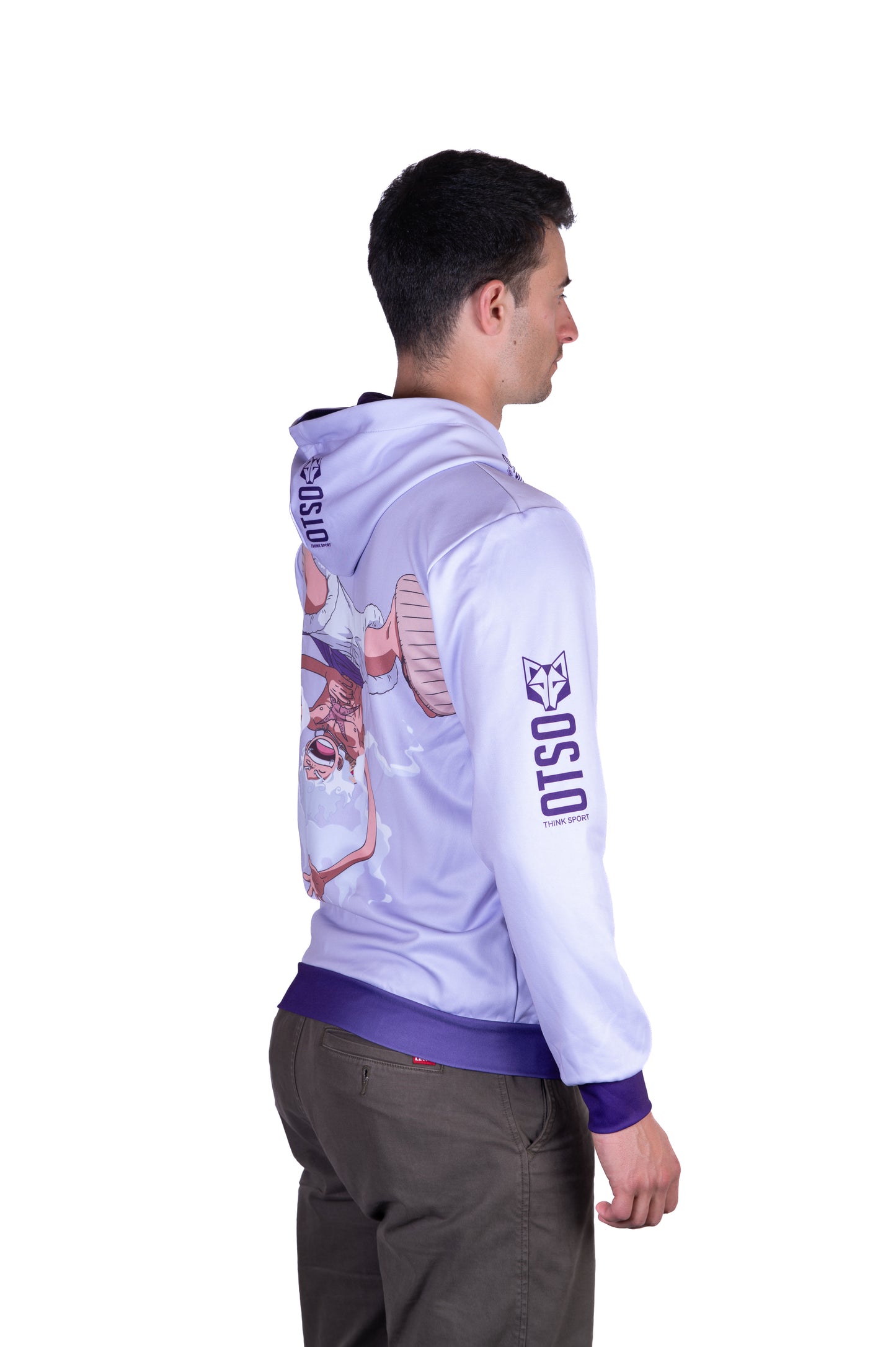 Sudadera - One piece egghead luffy gear5 purple