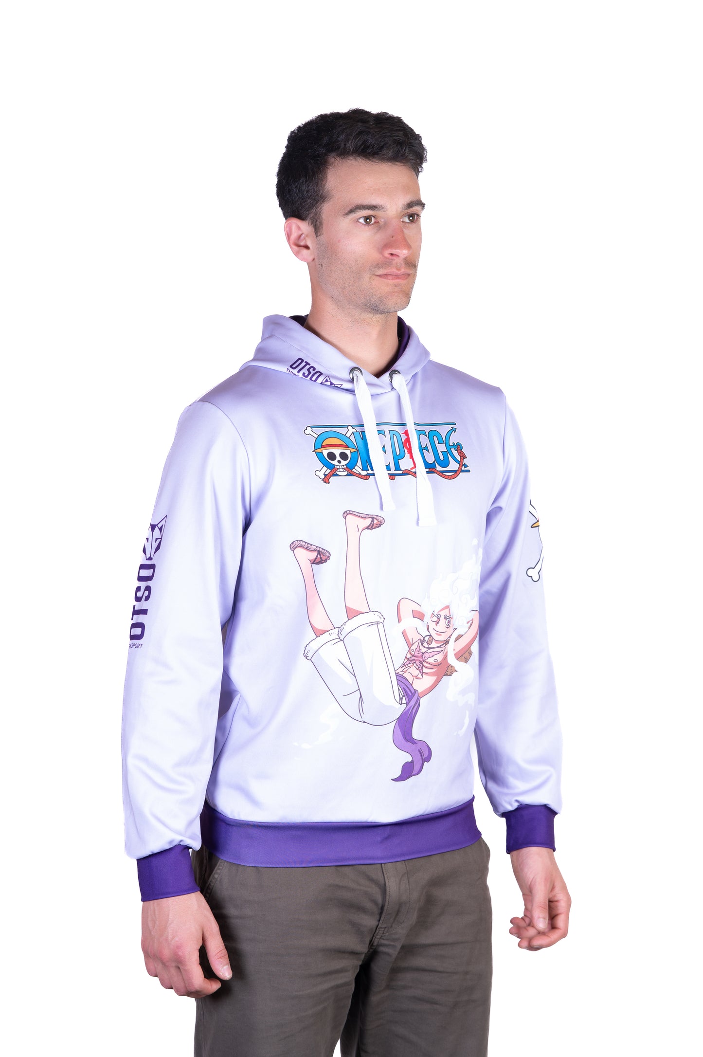 Sudadera - One piece egghead luffy gear5 purple