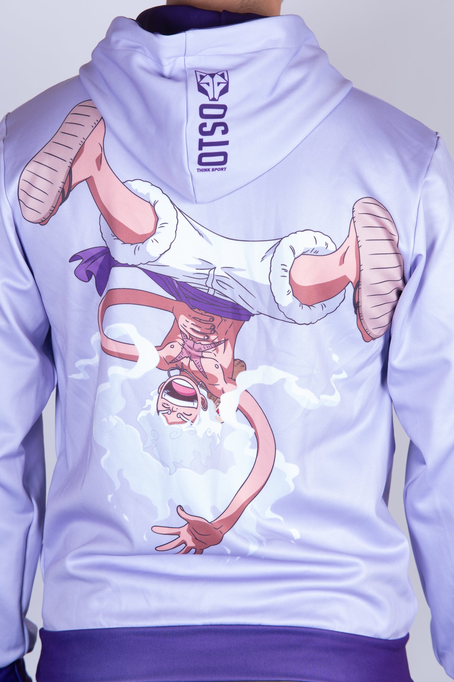 Sudadera - One piece egghead luffy gear5 purple