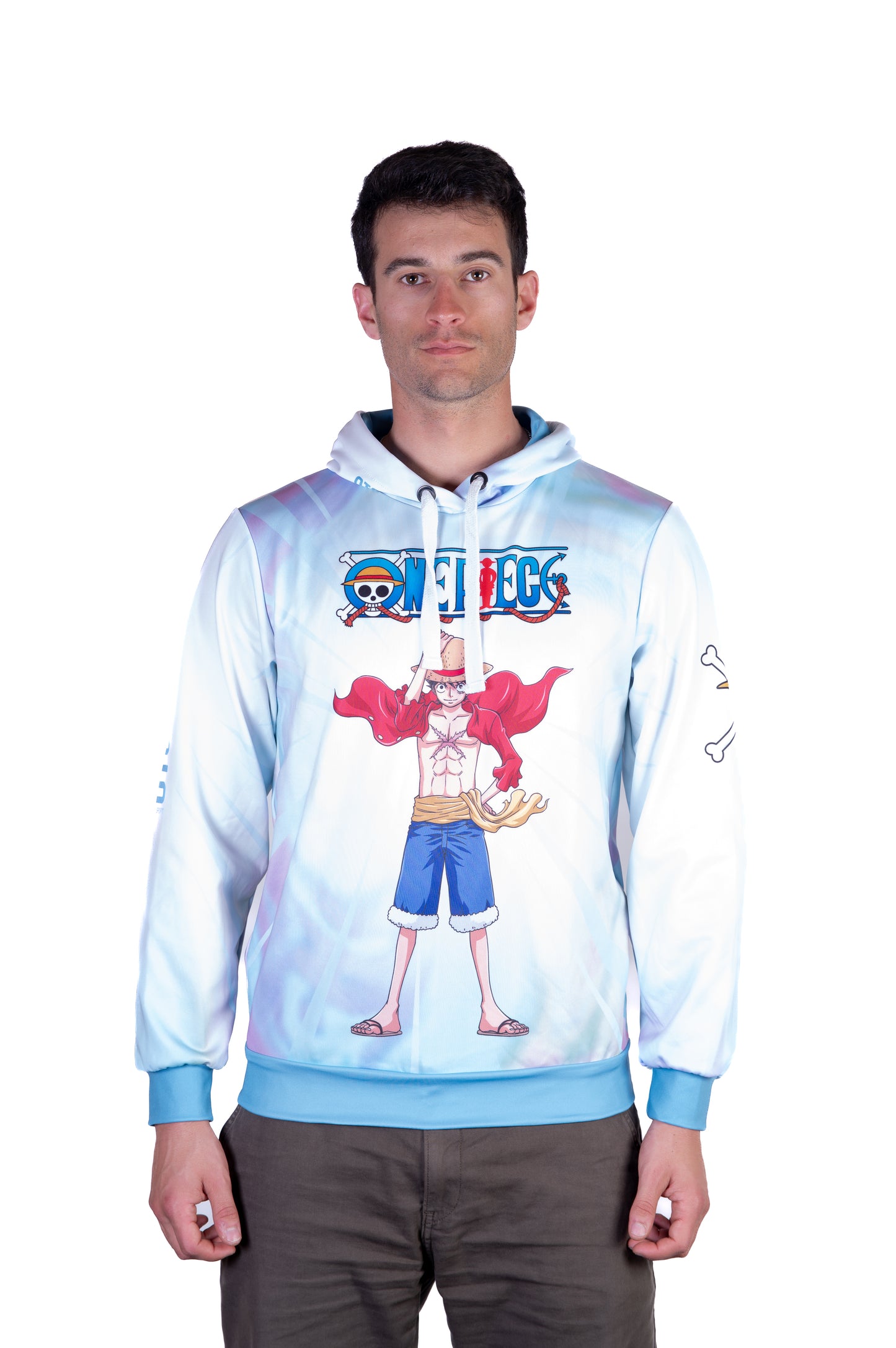 Sudadera - One piece fishman luffy and the crew green