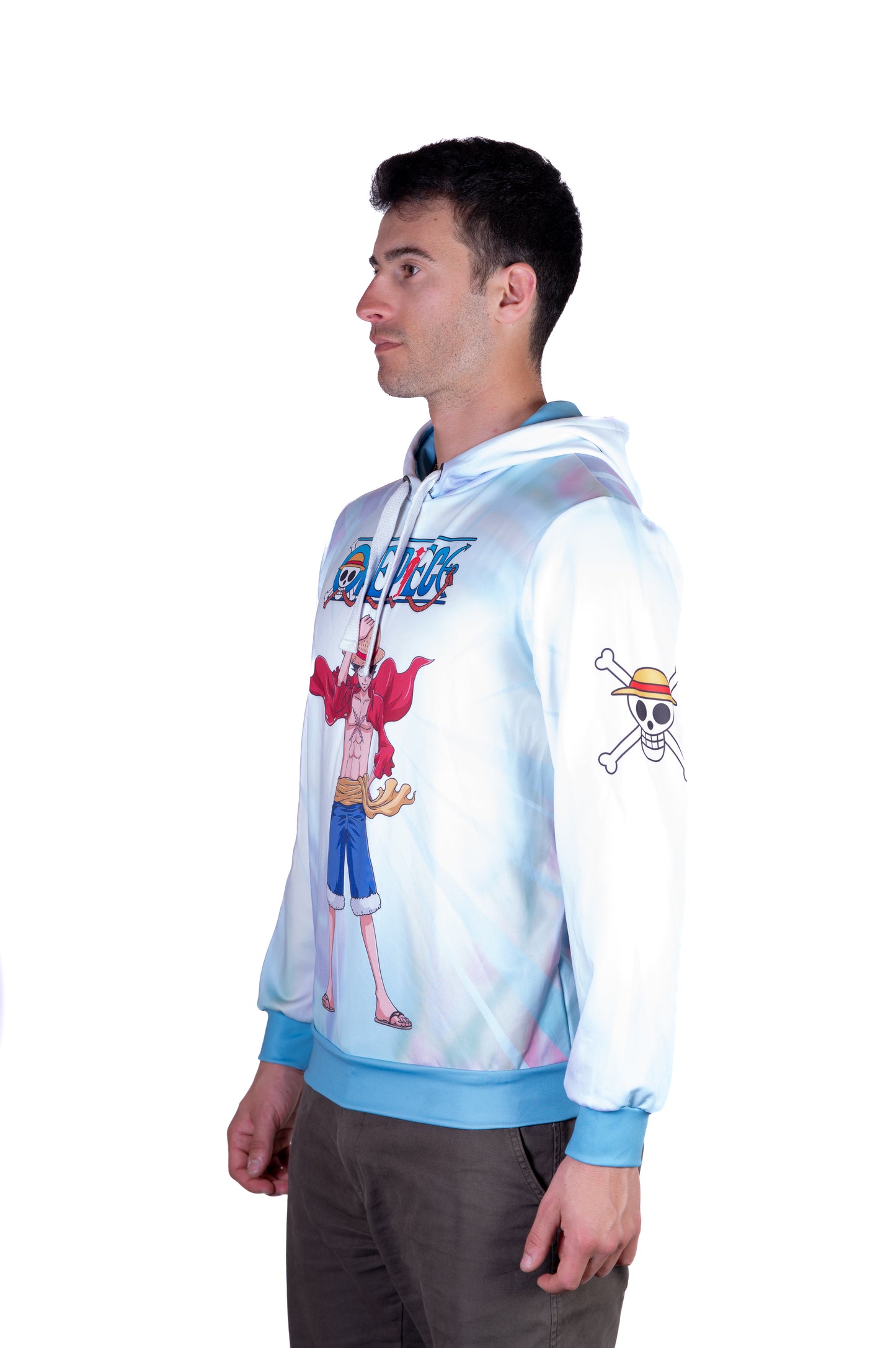 Sudadera - One piece fishman luffy and the crew green