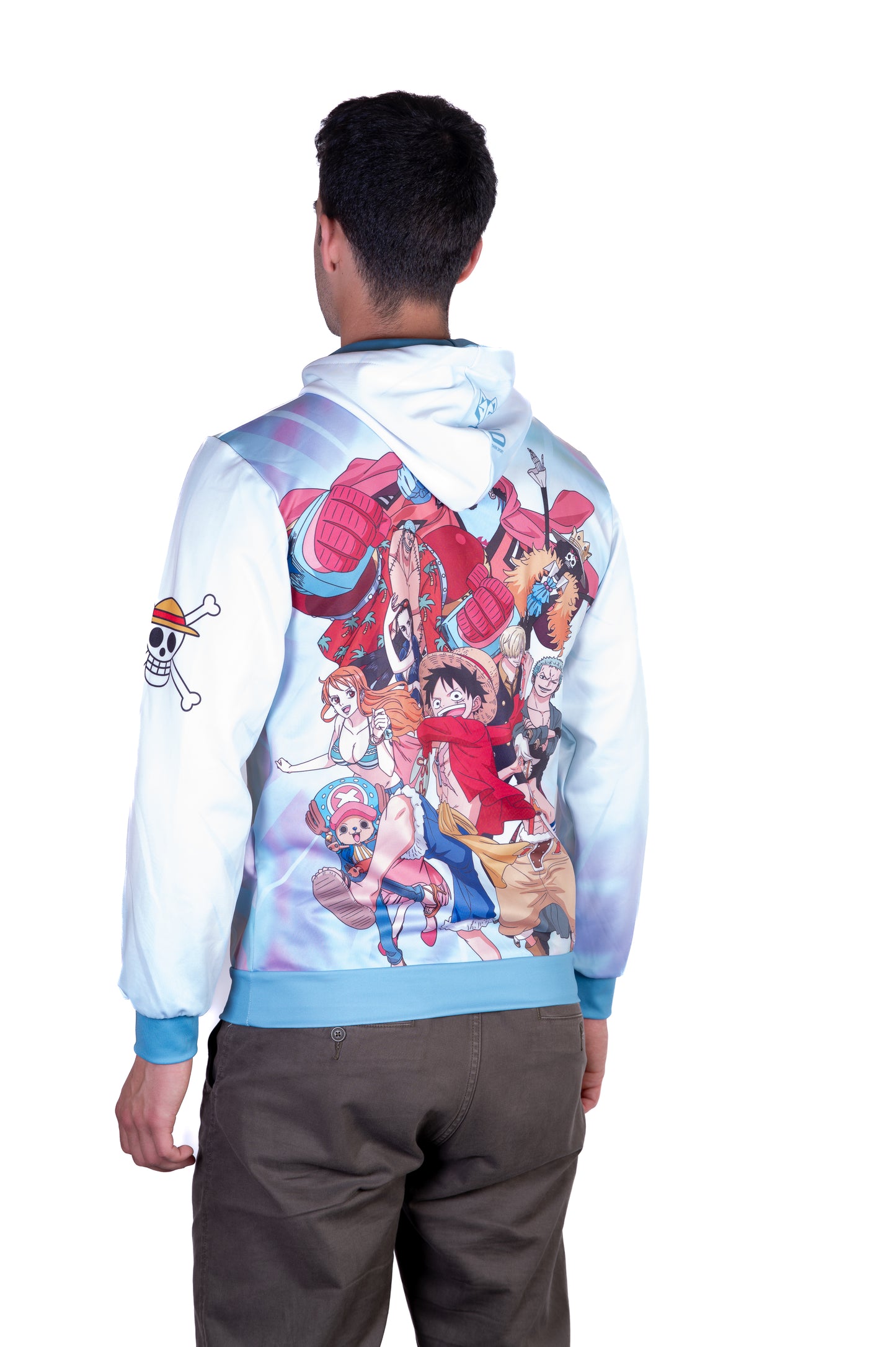 Sudadera - One piece fishman luffy and the crew green