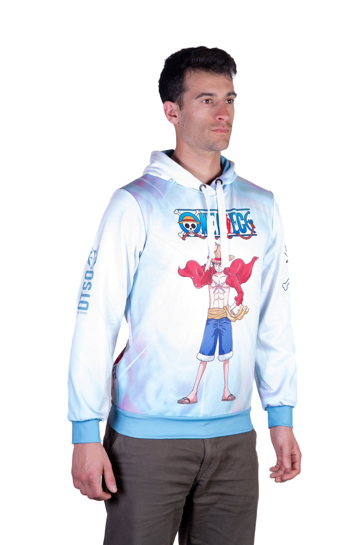 Sudadera - One piece fishman luffy and the crew green