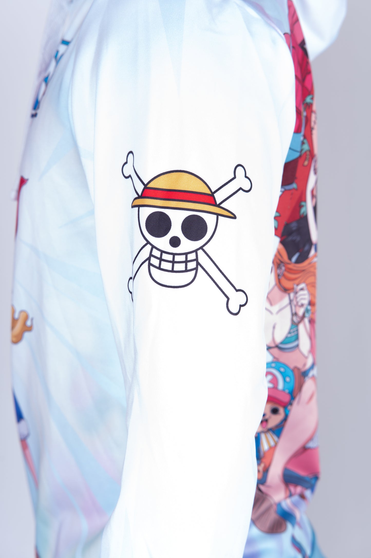 Sudadera - One piece fishman luffy and the crew green