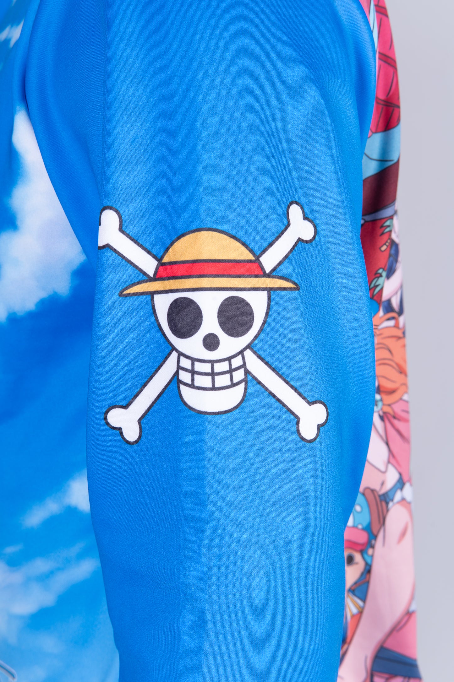 Sudadera - One piece fishman luffy and the crew blue