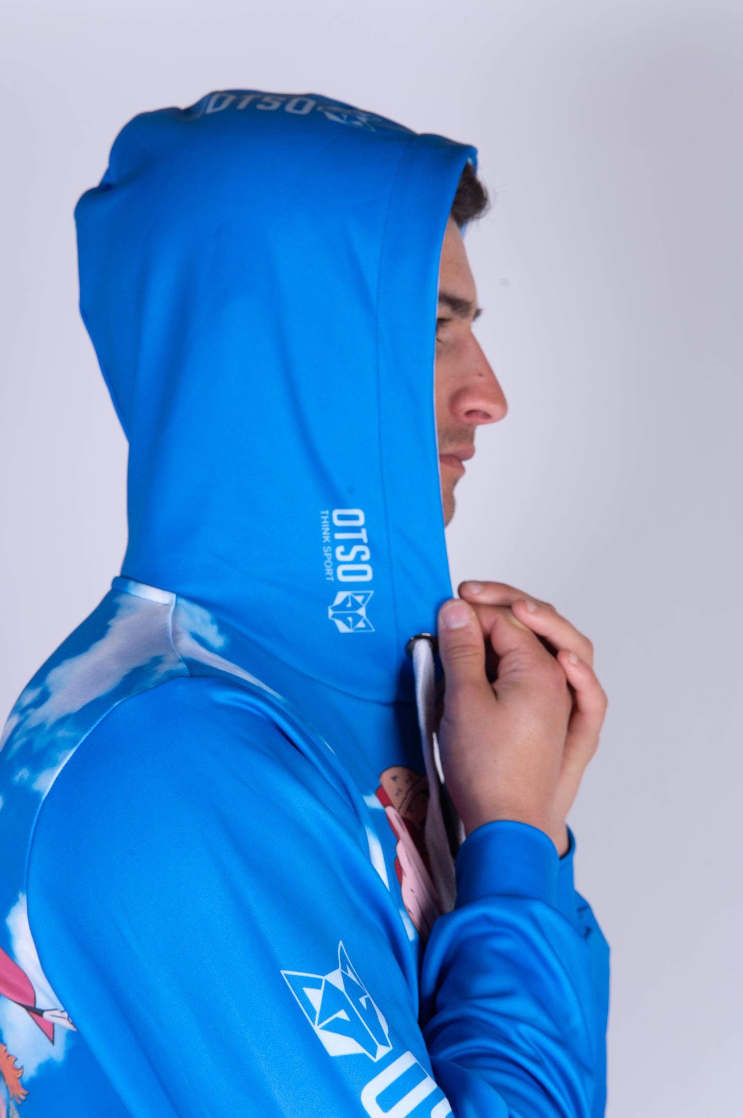 Sudadera - One piece fishman luffy and the crew blue