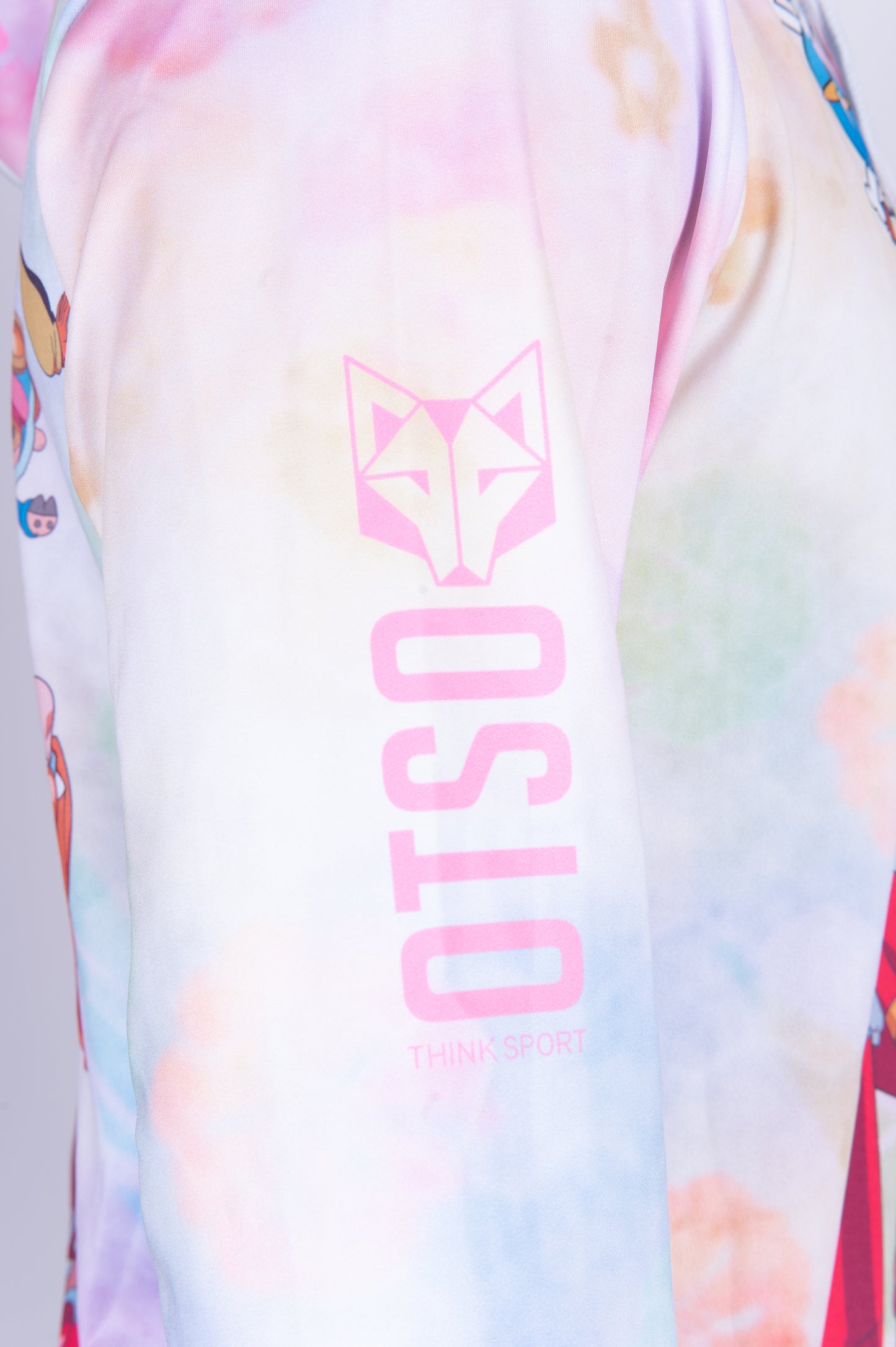 Sudadera - One piece egghead luffy and the crew pink