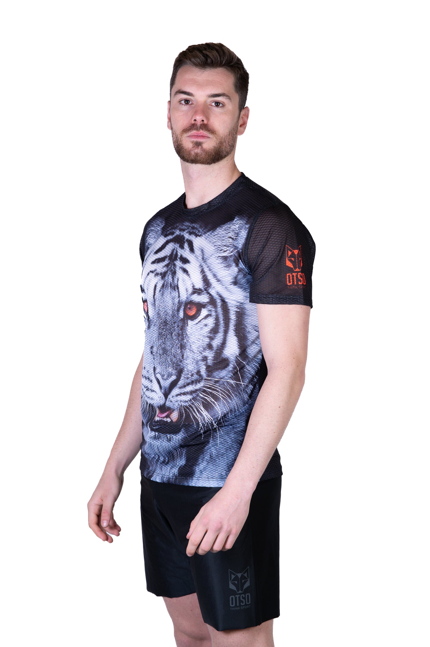 Short sleeve t-shirt men - Tiger