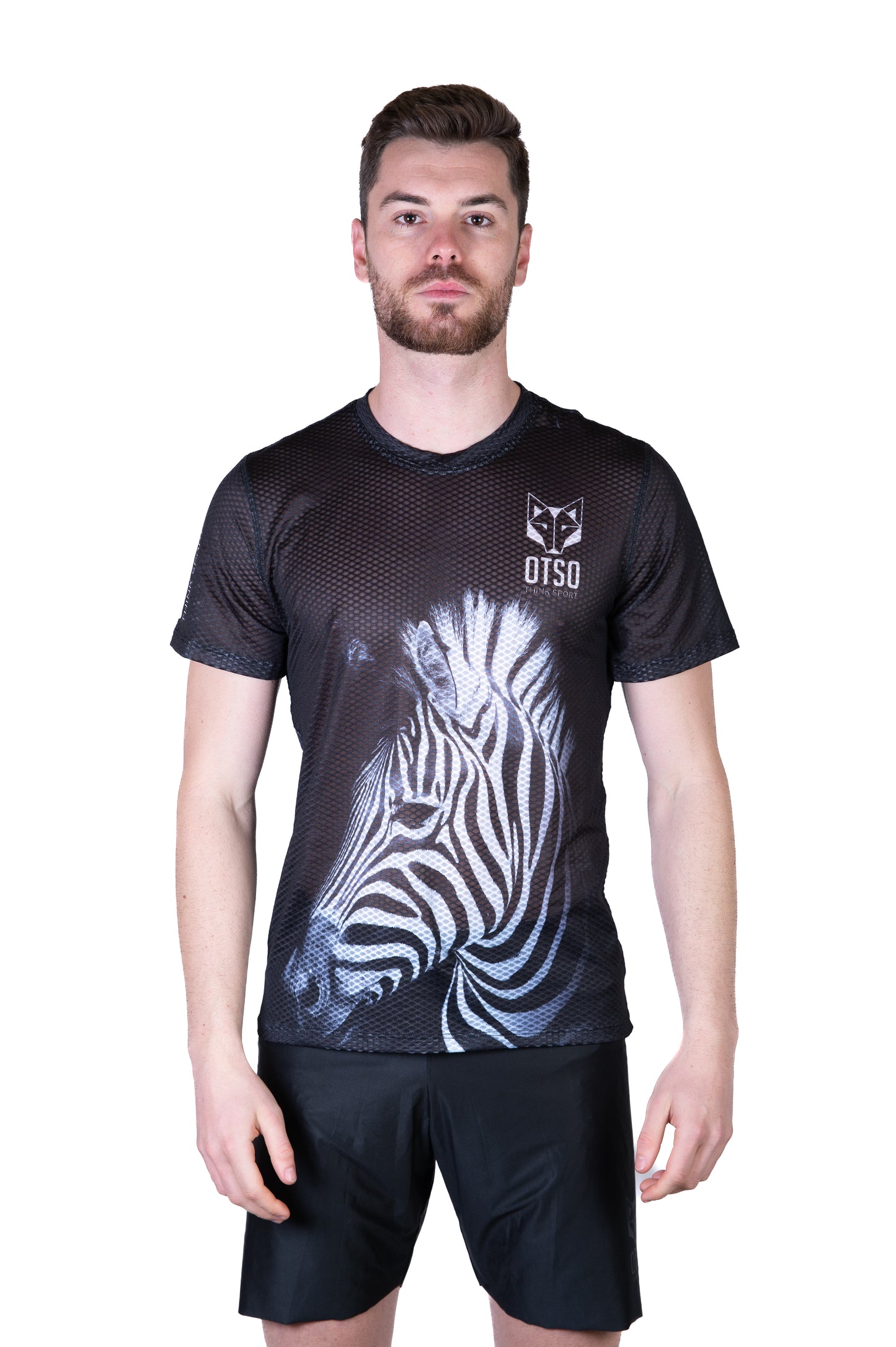 Short sleeve t-shirt for men - Zebra