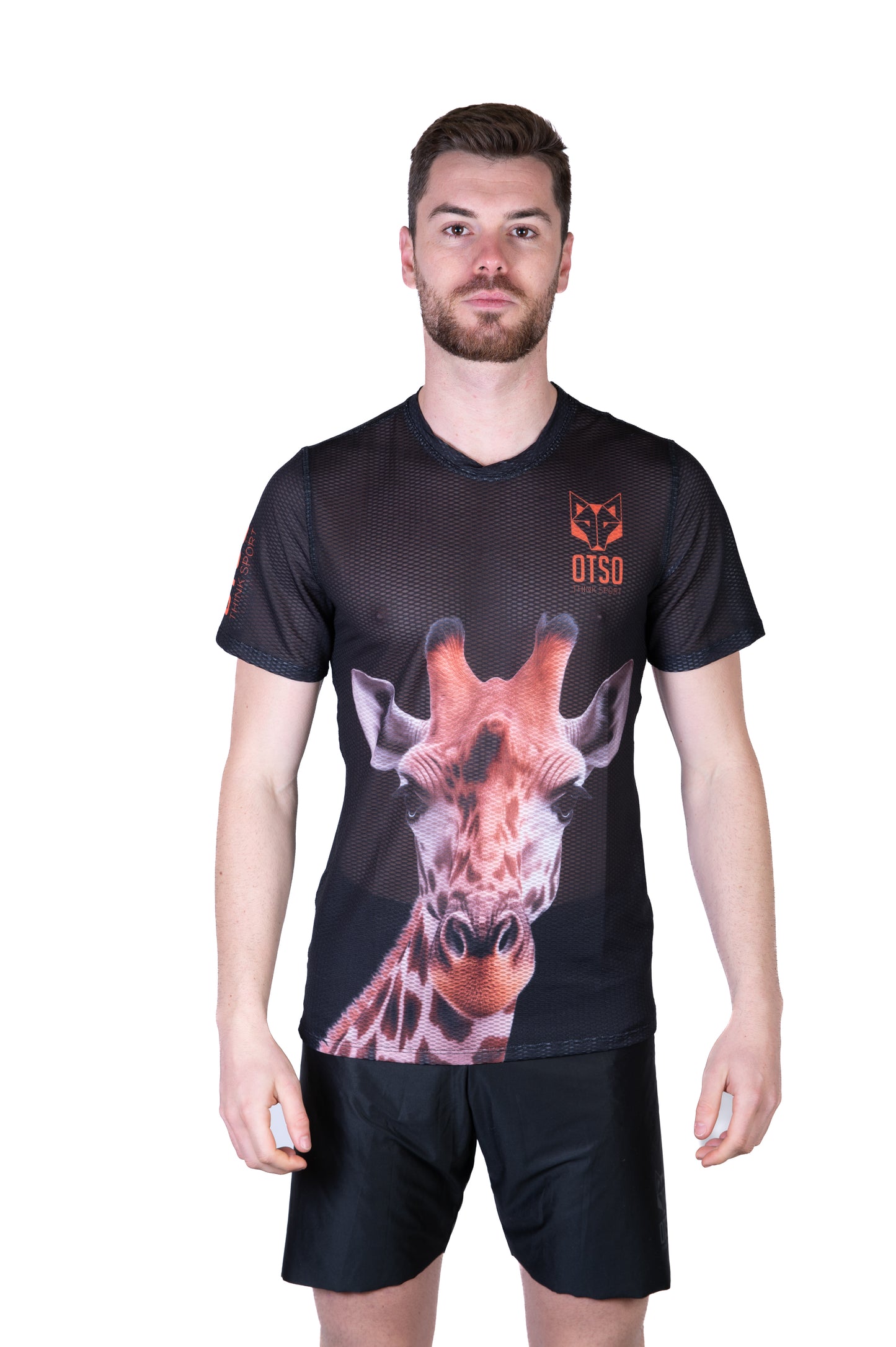 Short sleeve t-shirt men - Giraffe