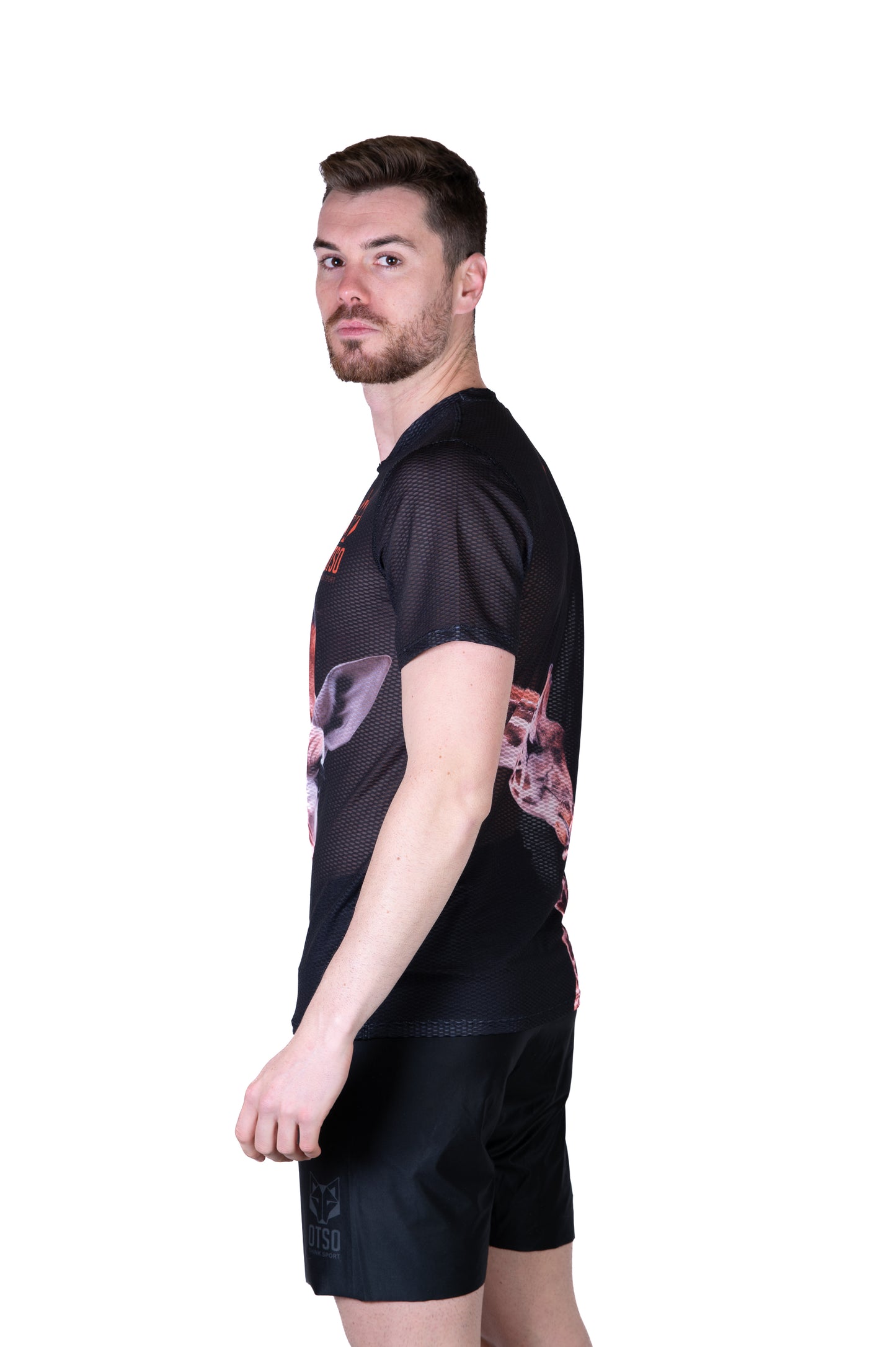 Short sleeve t-shirt men - Giraffe