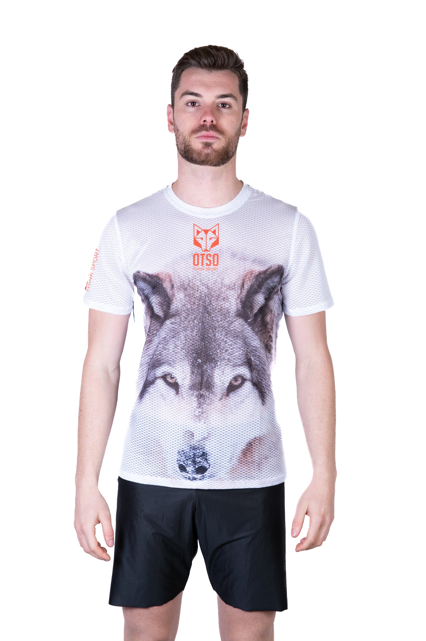 Short sleeve t-shirt for men - Wolf