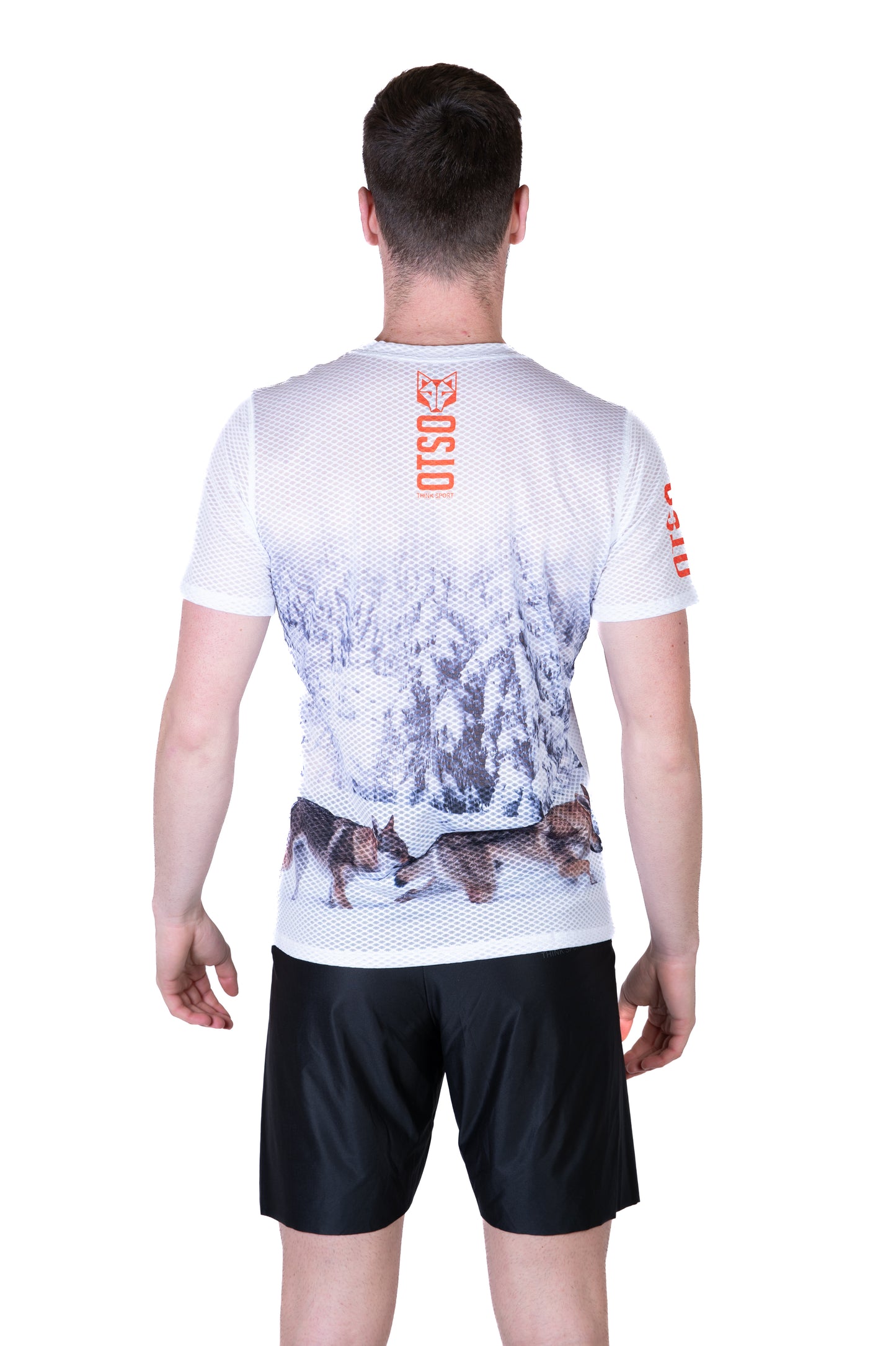 Short sleeve t-shirt for men - Wolf