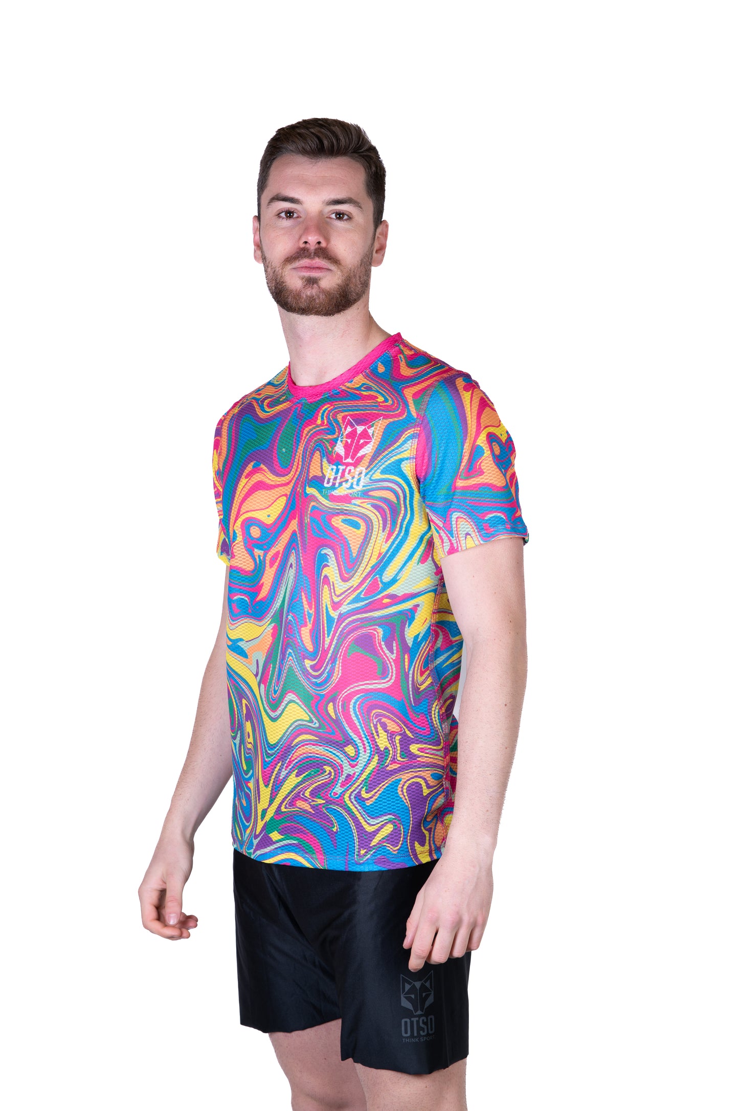 T-shirt de manga curta para homem - Psychedelic