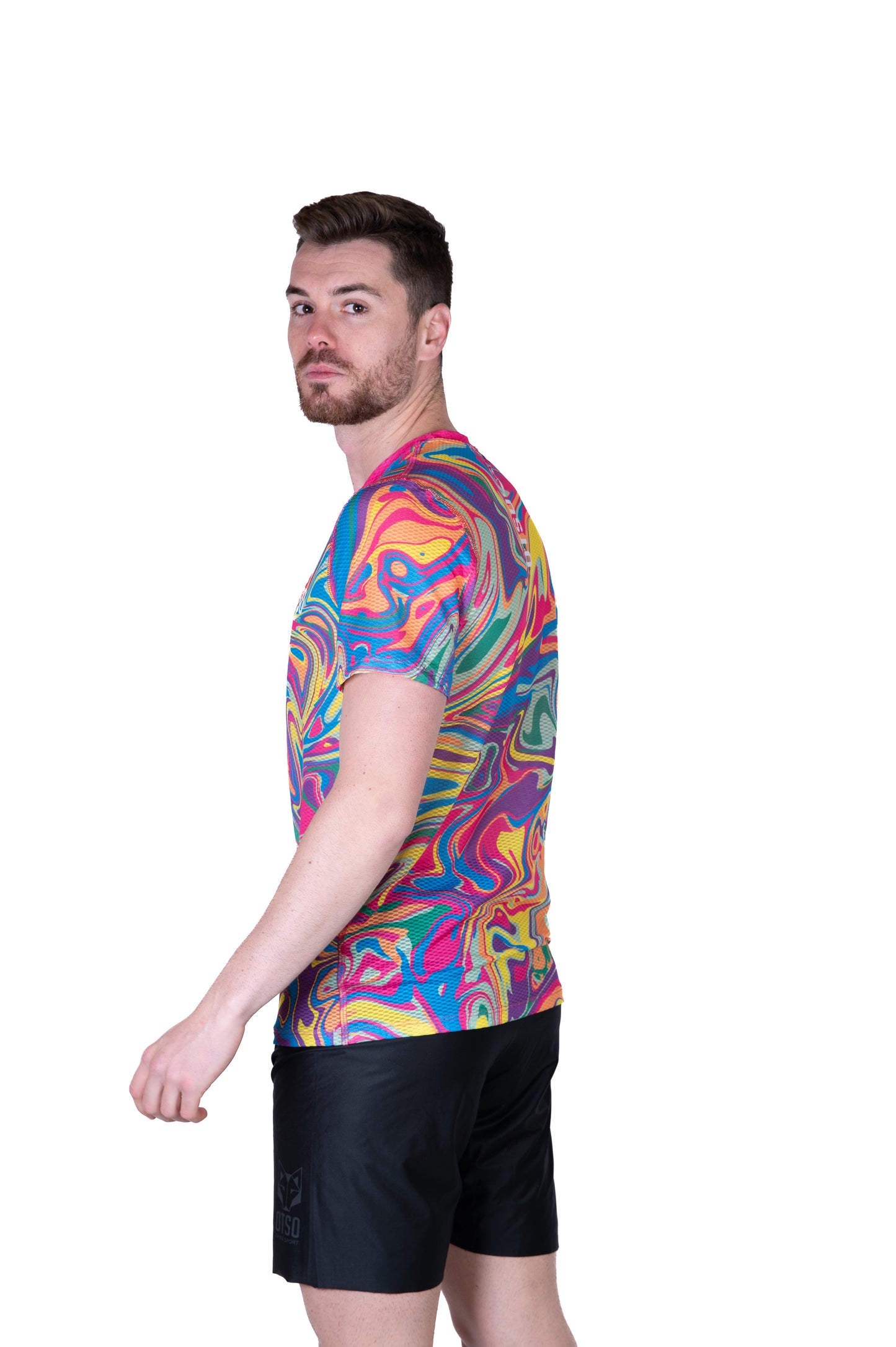 T-shirt de manga curta para homem - Psychedelic