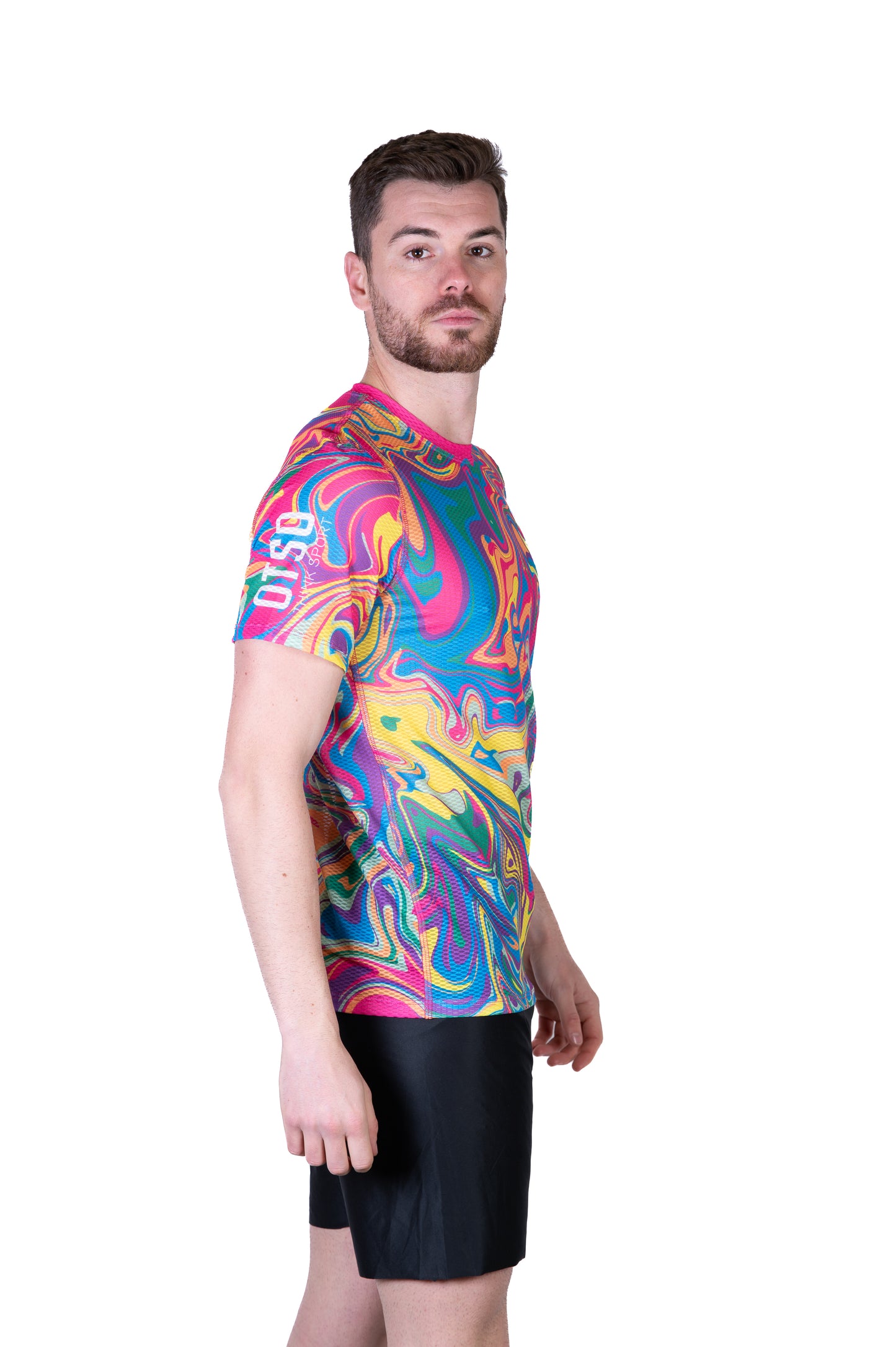T-shirt de manga curta para homem - Psychedelic