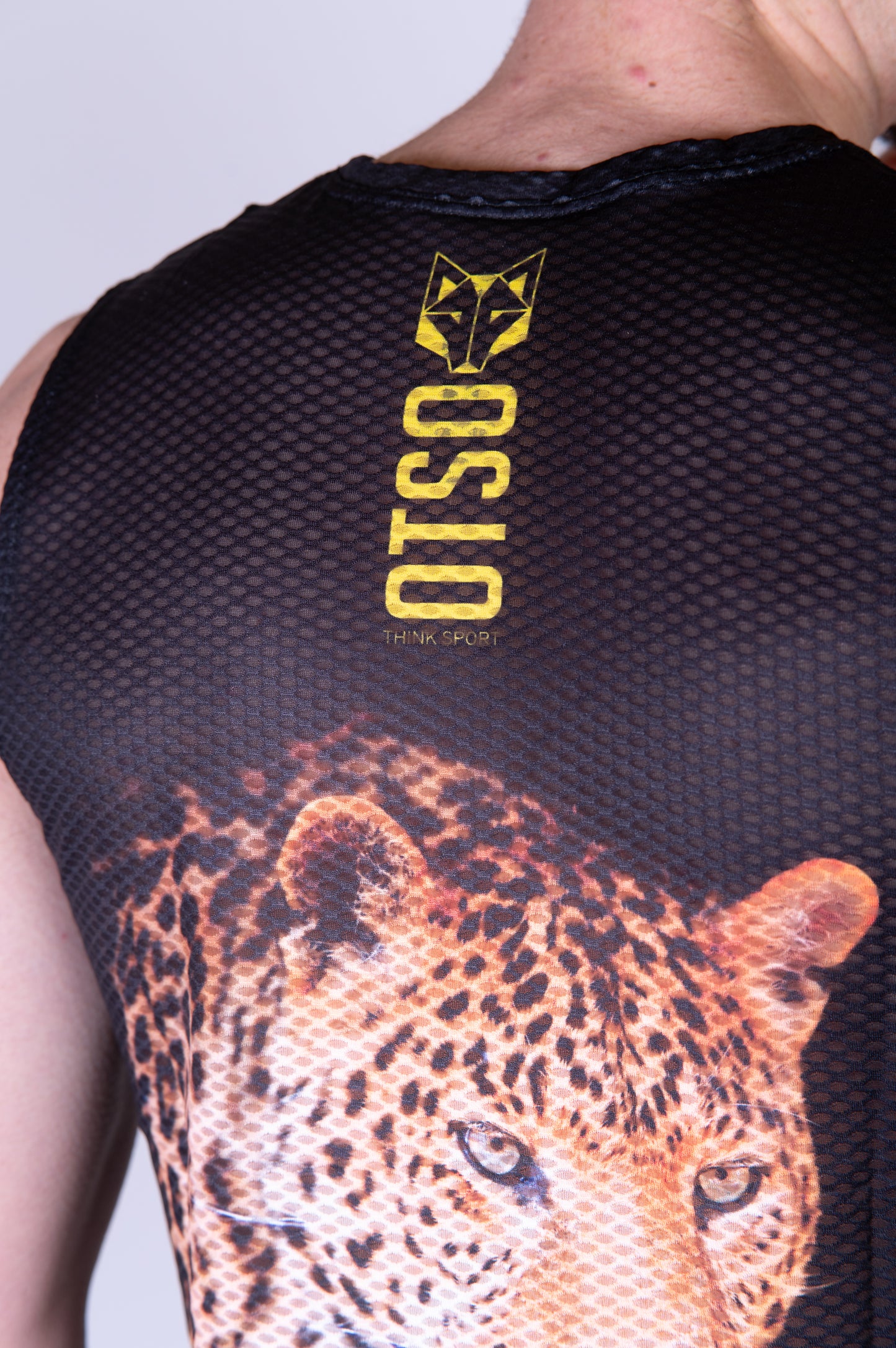 Maglietta senza maniche uomo - Leopardo