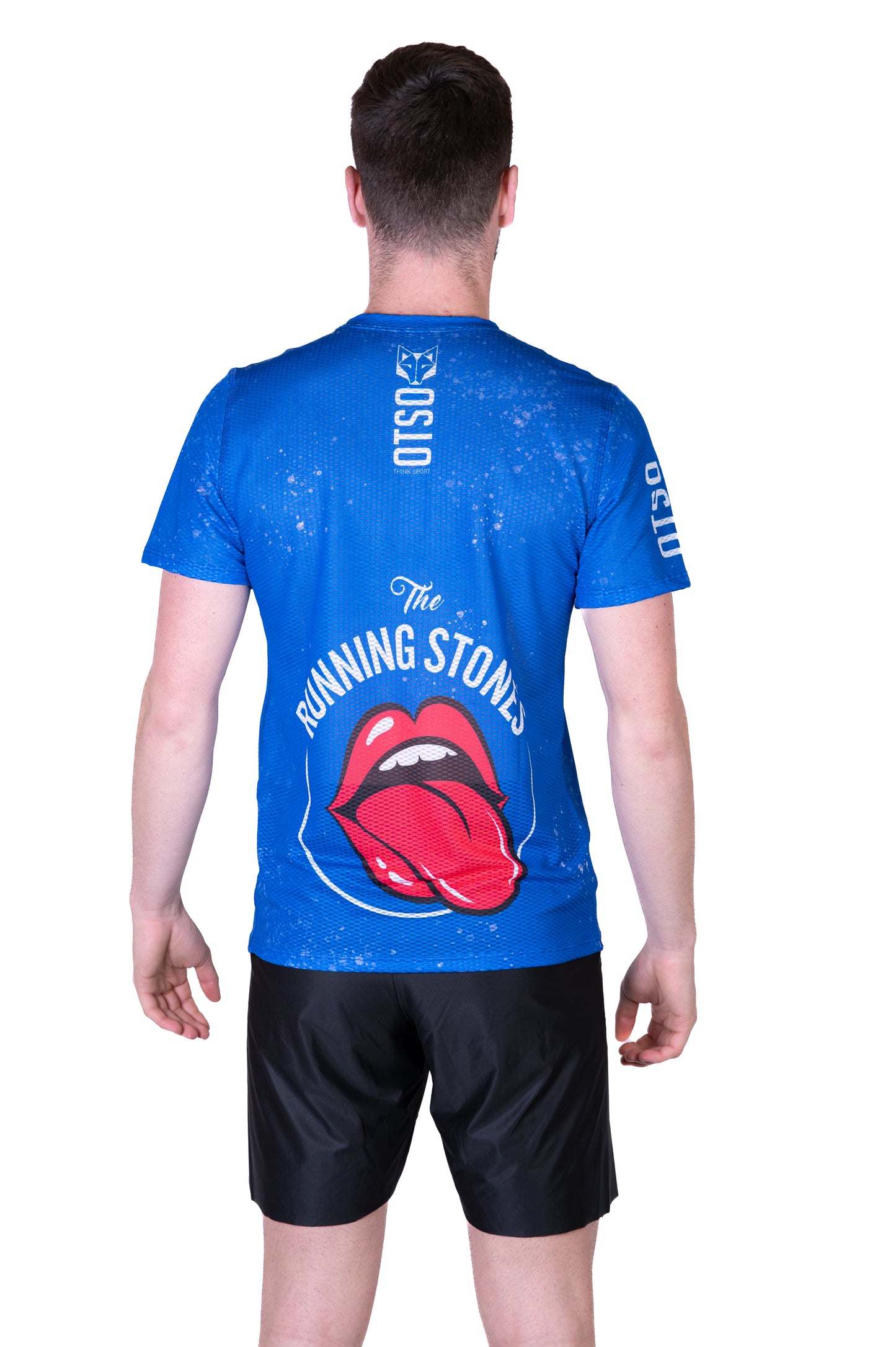 Samarreta màniga curta home - Running Stones Blue