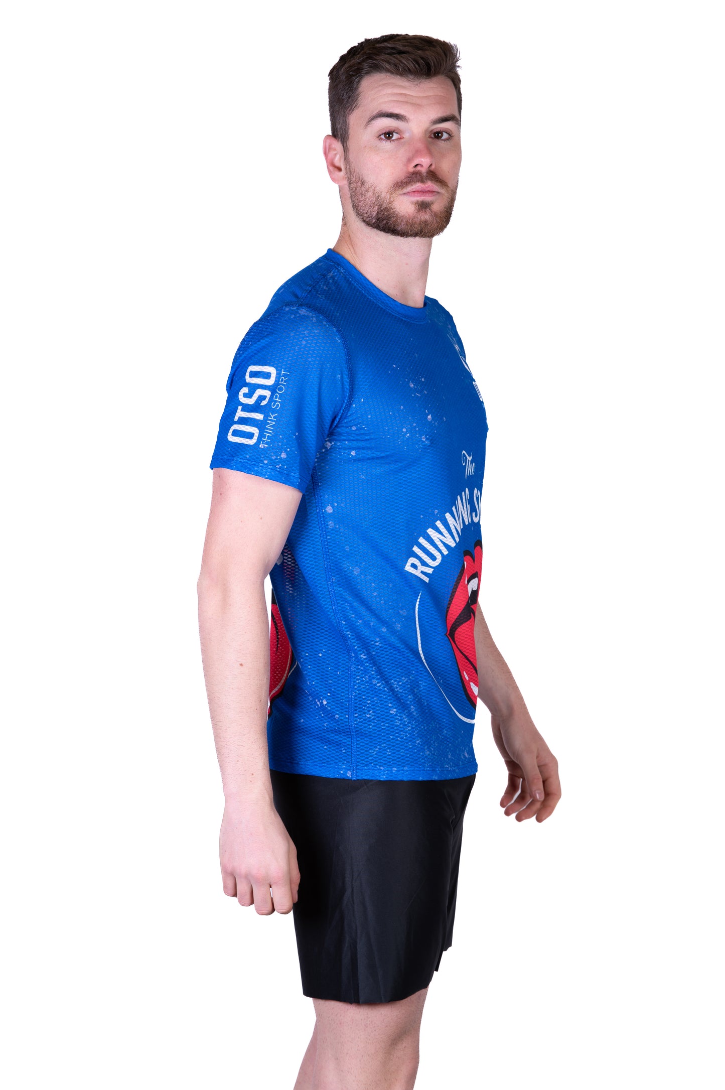 Samarreta màniga curta home - Running Stones Blue